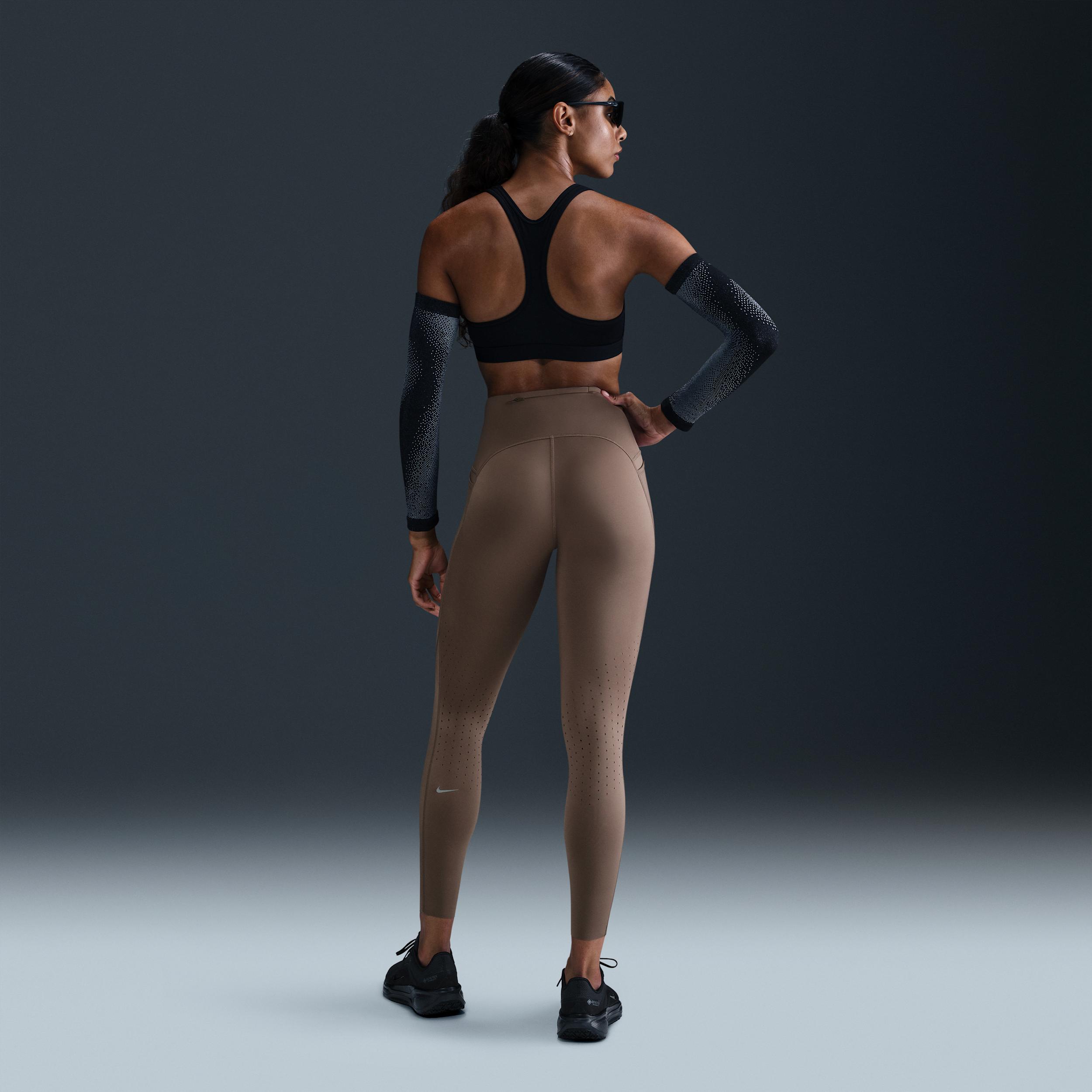 Nike Womens Swift High-Waisted 7/8 Running Leggings with Pockets | HJ2252-010 Product Image