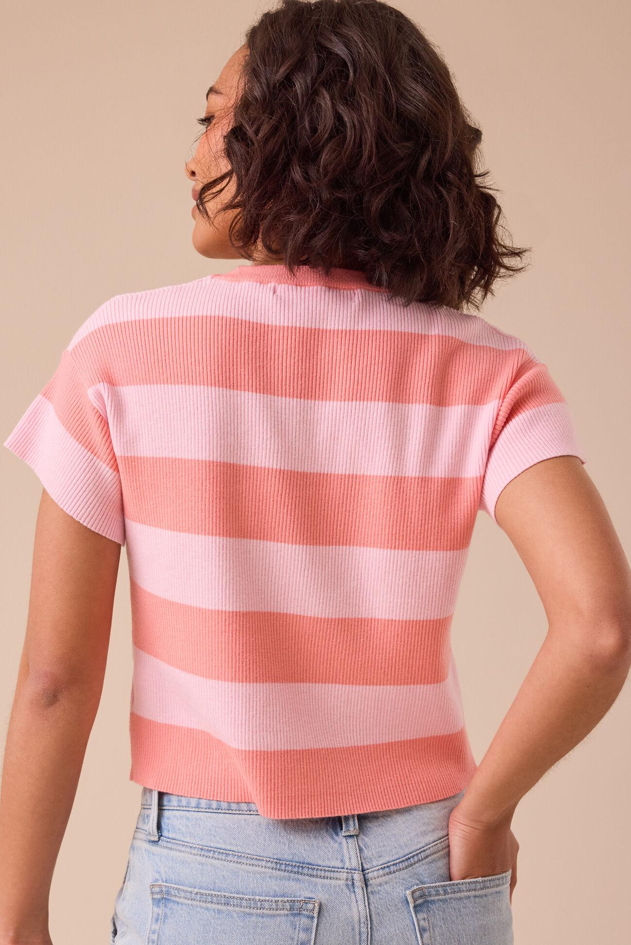 Sophie Striped Ribbed Top Product Image