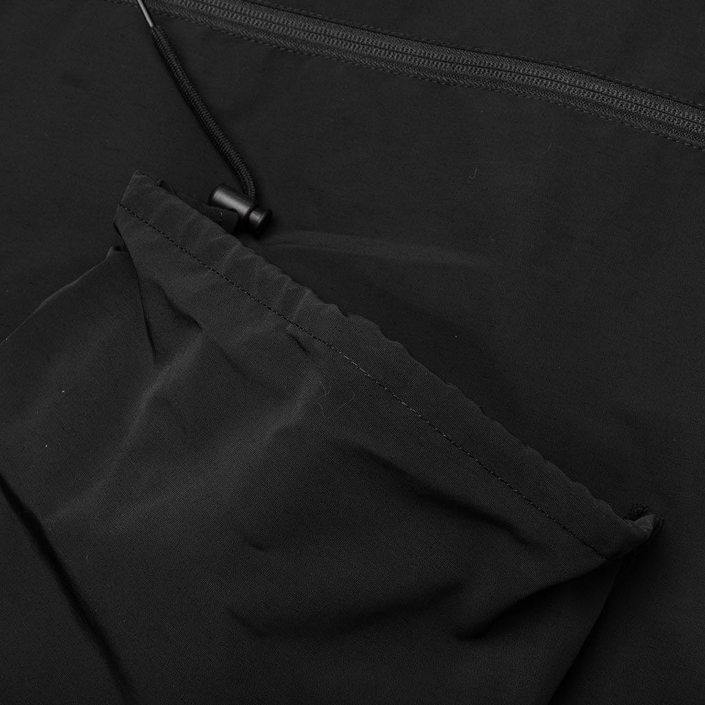 Multi-Pocket Zipped Down Vest - Black Male Product Image