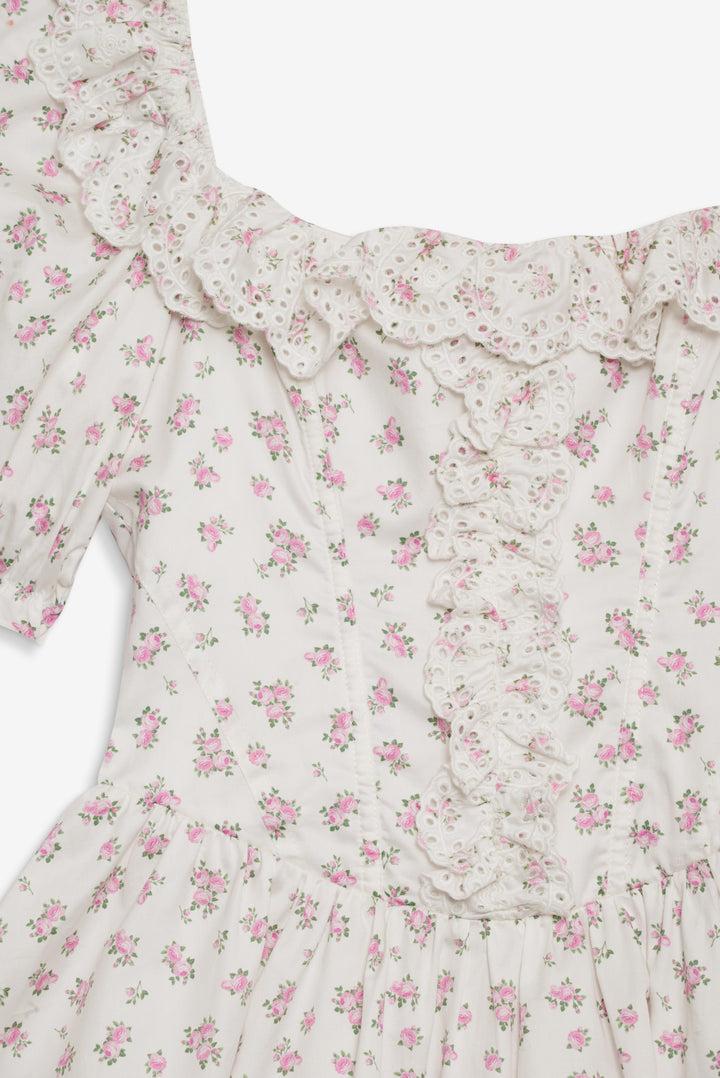 Noam Mini Dress — White Product Image