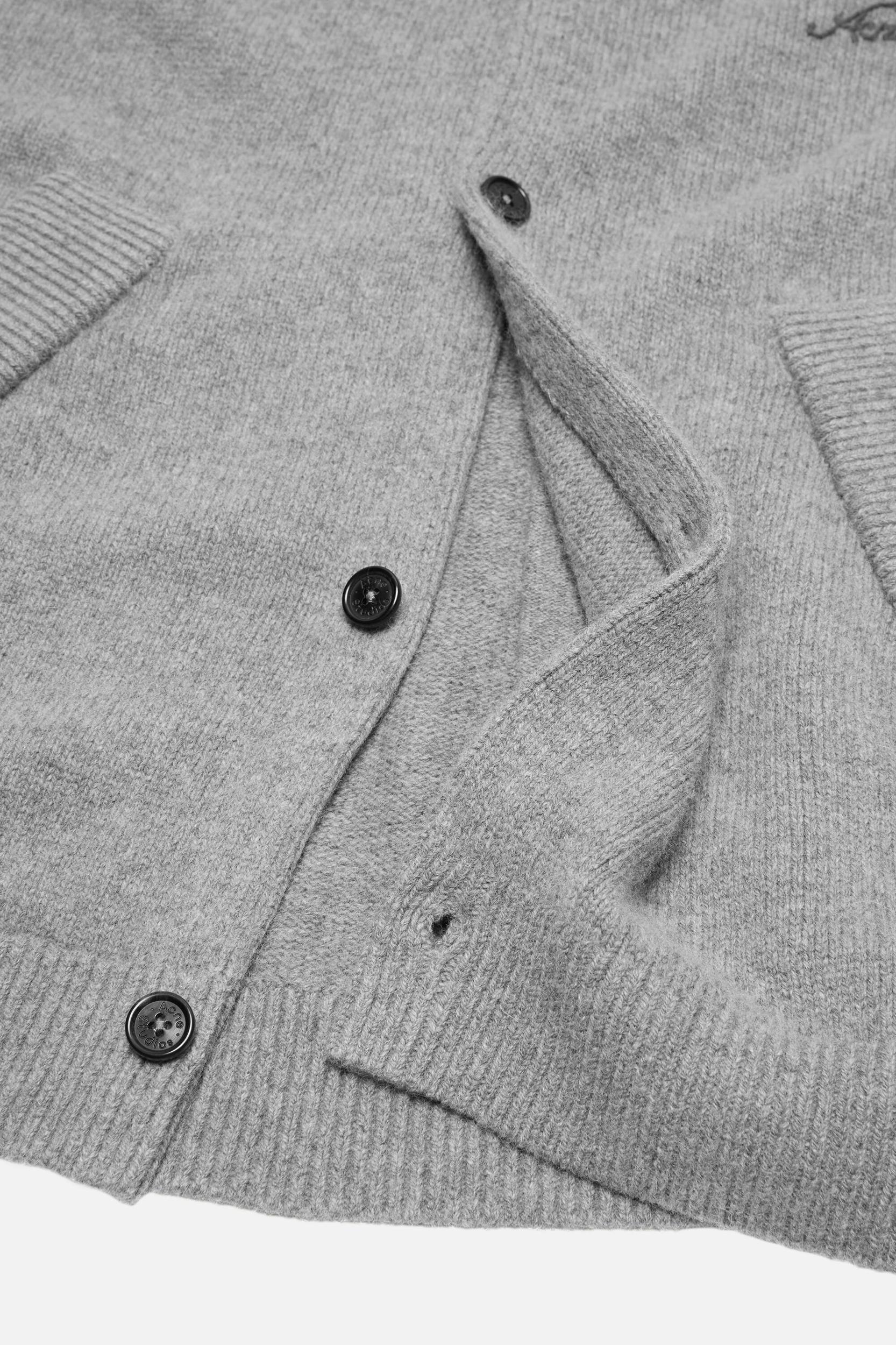 Wool V-Neck Cardigan Product Image