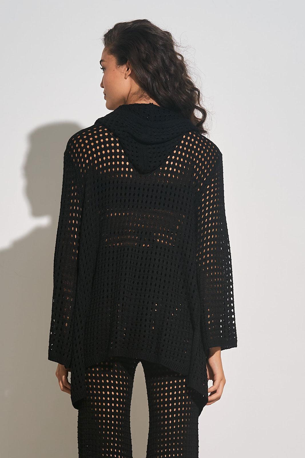 Crochet CARDIGAN HOODIE Product Image