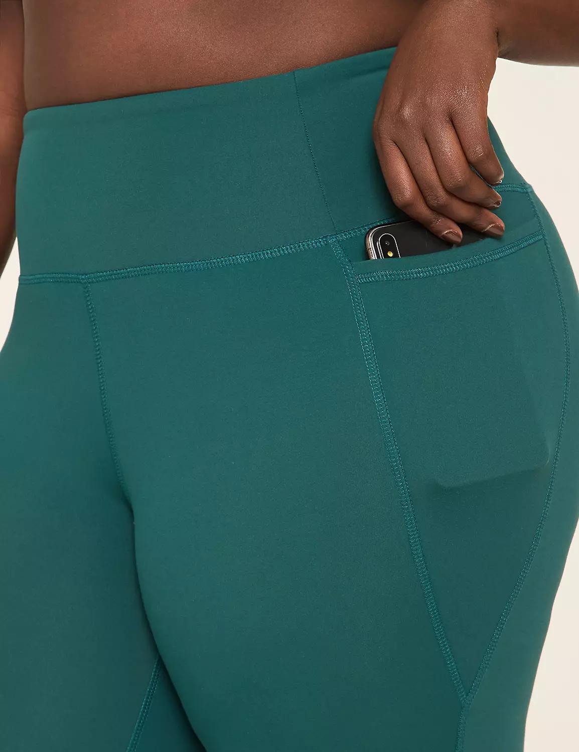 LIVI High-Rise LIVI Soft Macrame-Detail Capri Legging Product Image