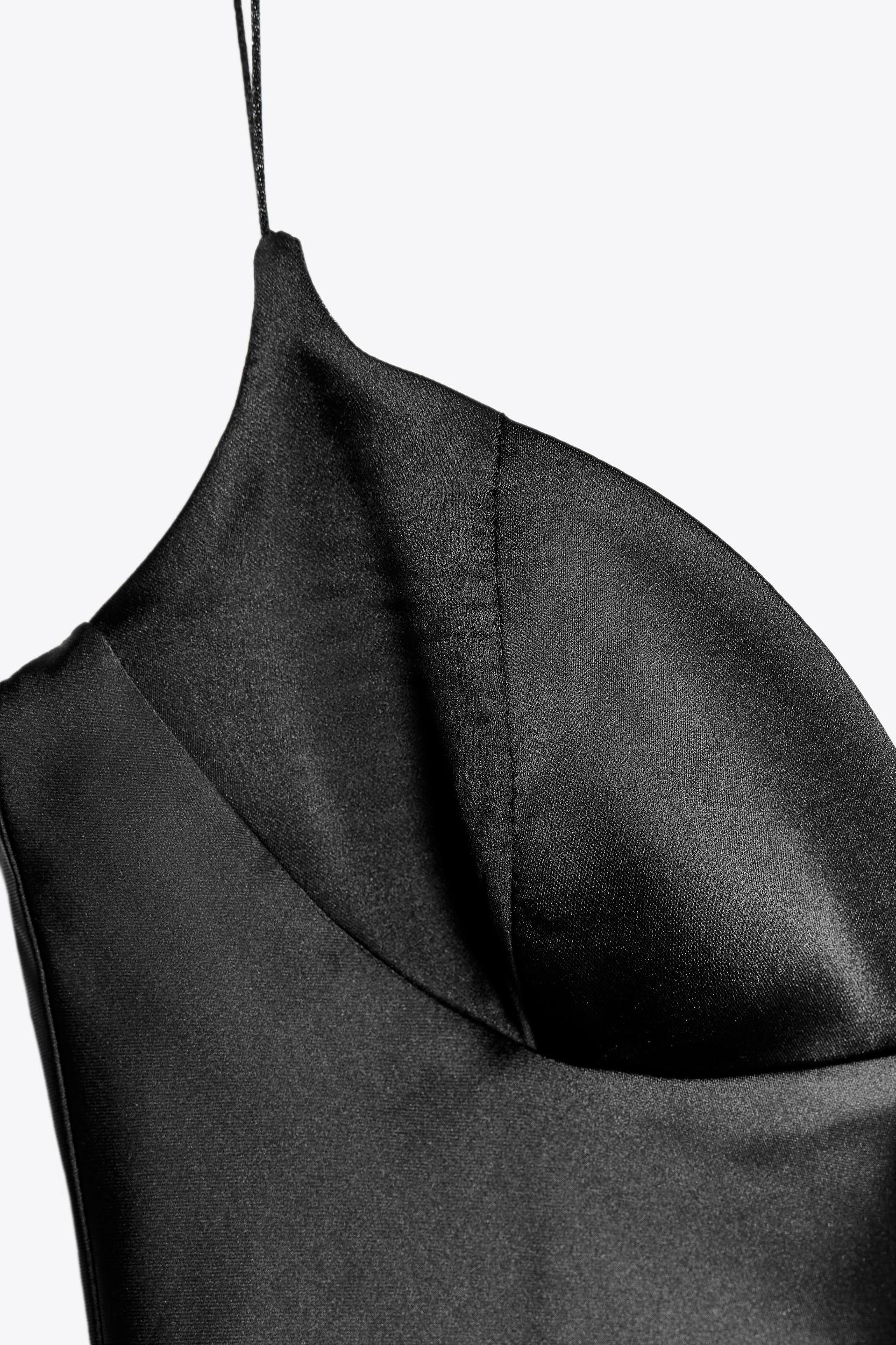 SATIN LONG DRESS Product Image