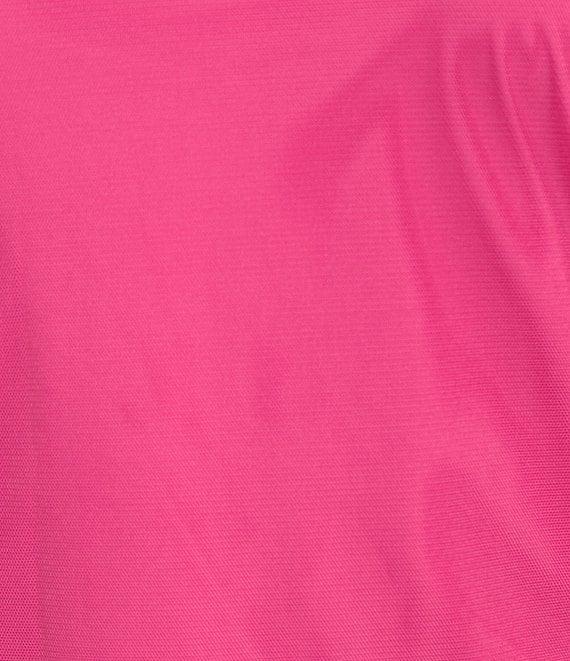 IC Collection Sheer Mesh Crew Neck Long Sleeve Knit Top Product Image