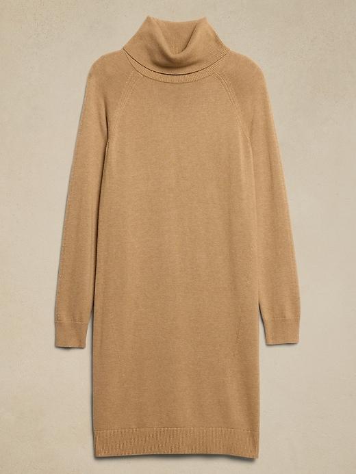 Turtle-Neck Sweater Dress Product Image