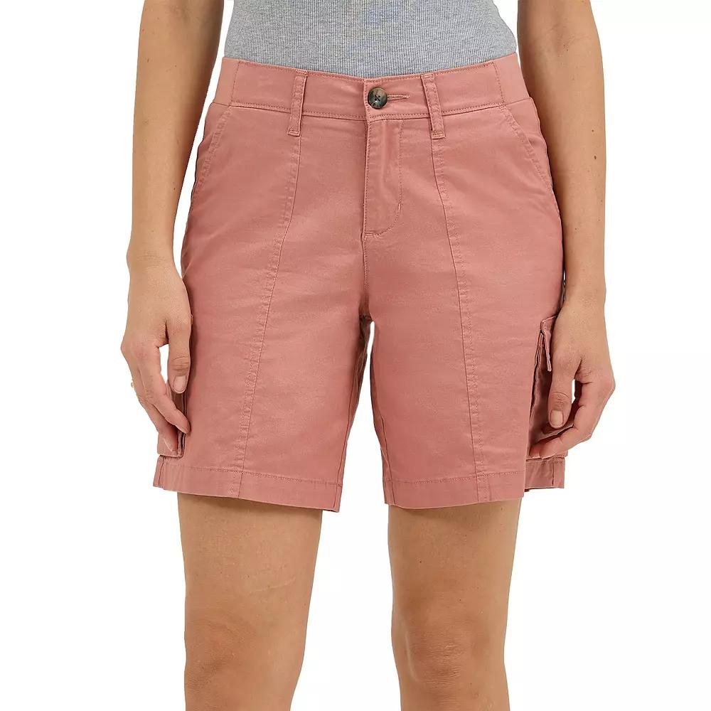 Women's Lee® Ultra Lux FLEX TO GO Cargo Shorts, Size: 16, Sepia Product Image