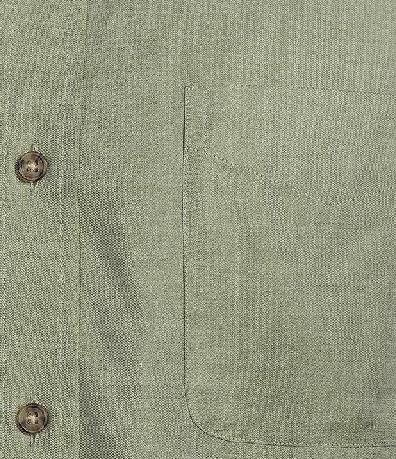 Cremieux Blue Label Solid Long Sleeve Woven Shirt Product Image