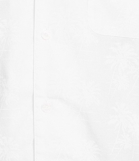 Cremieux Blue Label St. Tropez Collection Palm Tree Short Sleeve Woven Camp Shirt Product Image