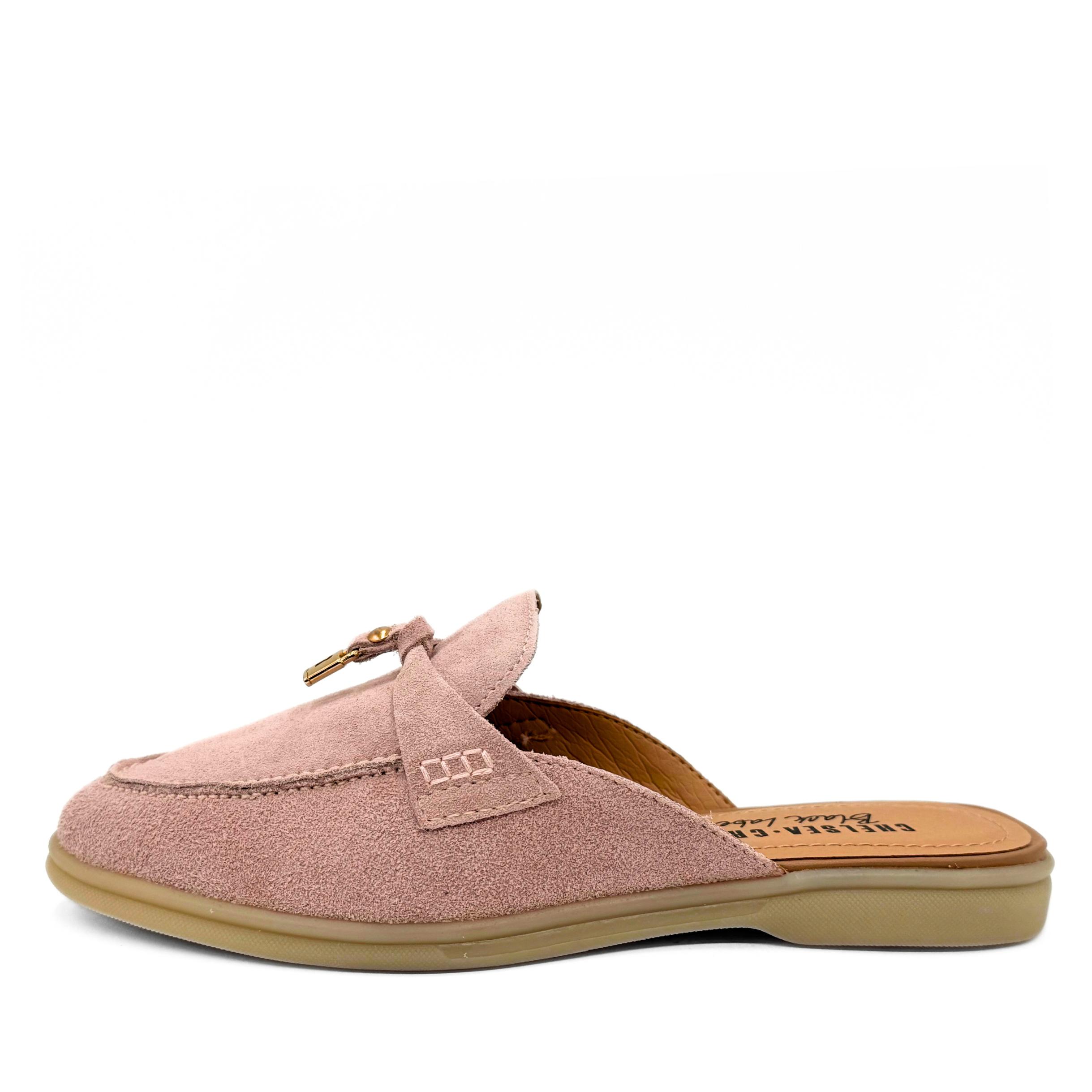 Lasso Suede Slip On Loafers Product Image