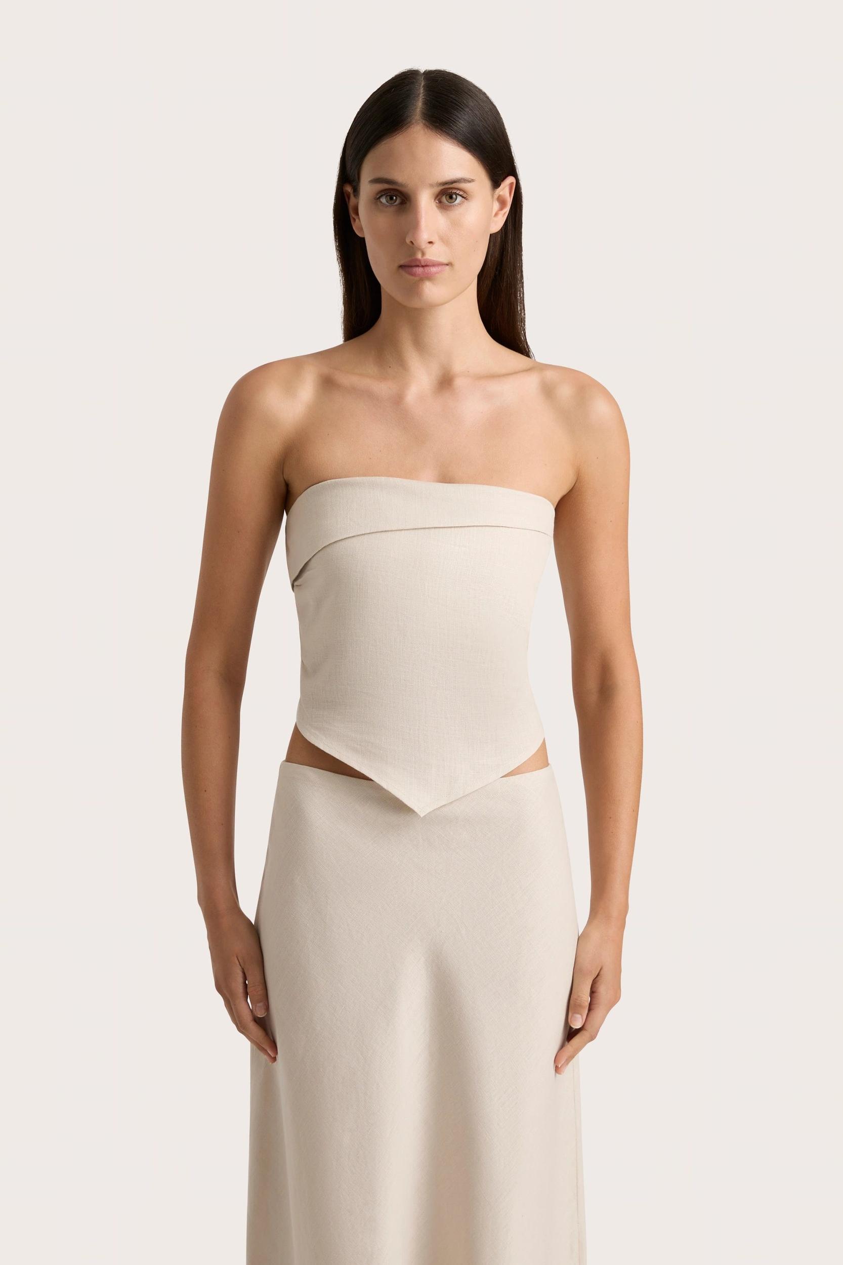 Antibes Strapless Top Sand - Final Sale Product Image