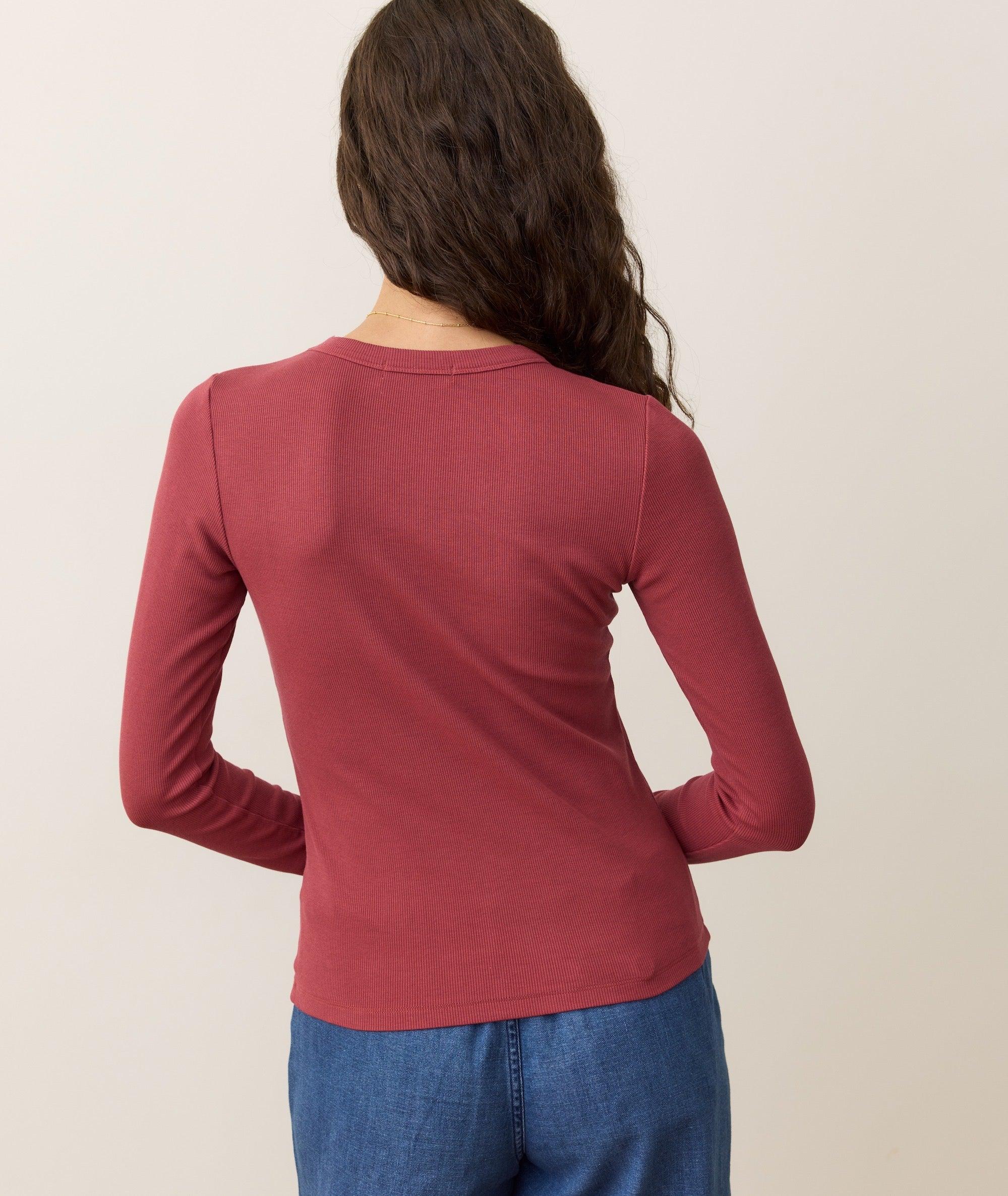 Lexi Rib Sun-In Longsleeve Crew Tee Product Image