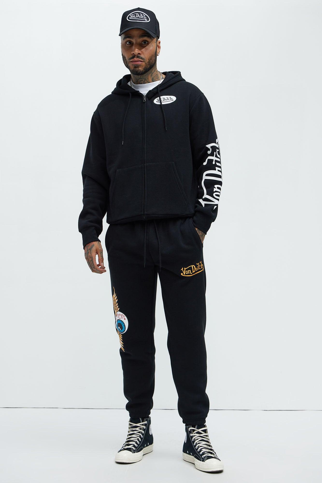 Von Dutch Lost Angels Sweatpants - Black Product Image
