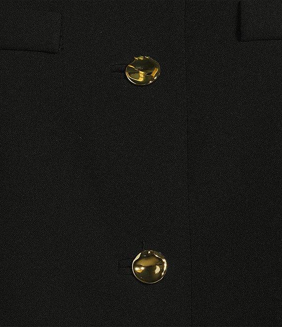 Anne Klein Four Button Vest Urban Stretch Vest Product Image