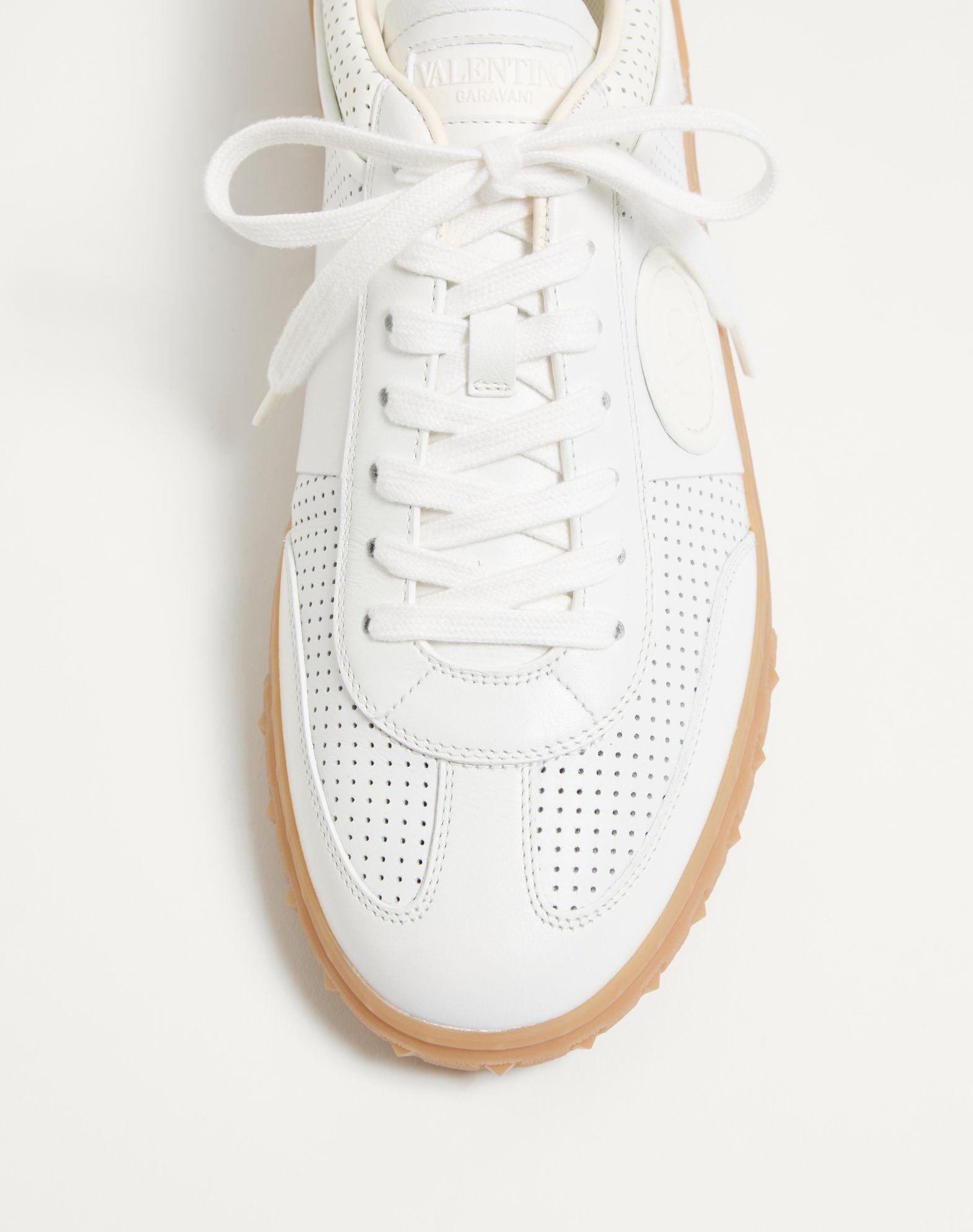 Upvillage Low-Top Sneaker In Perforated Nappa Leather Product Image