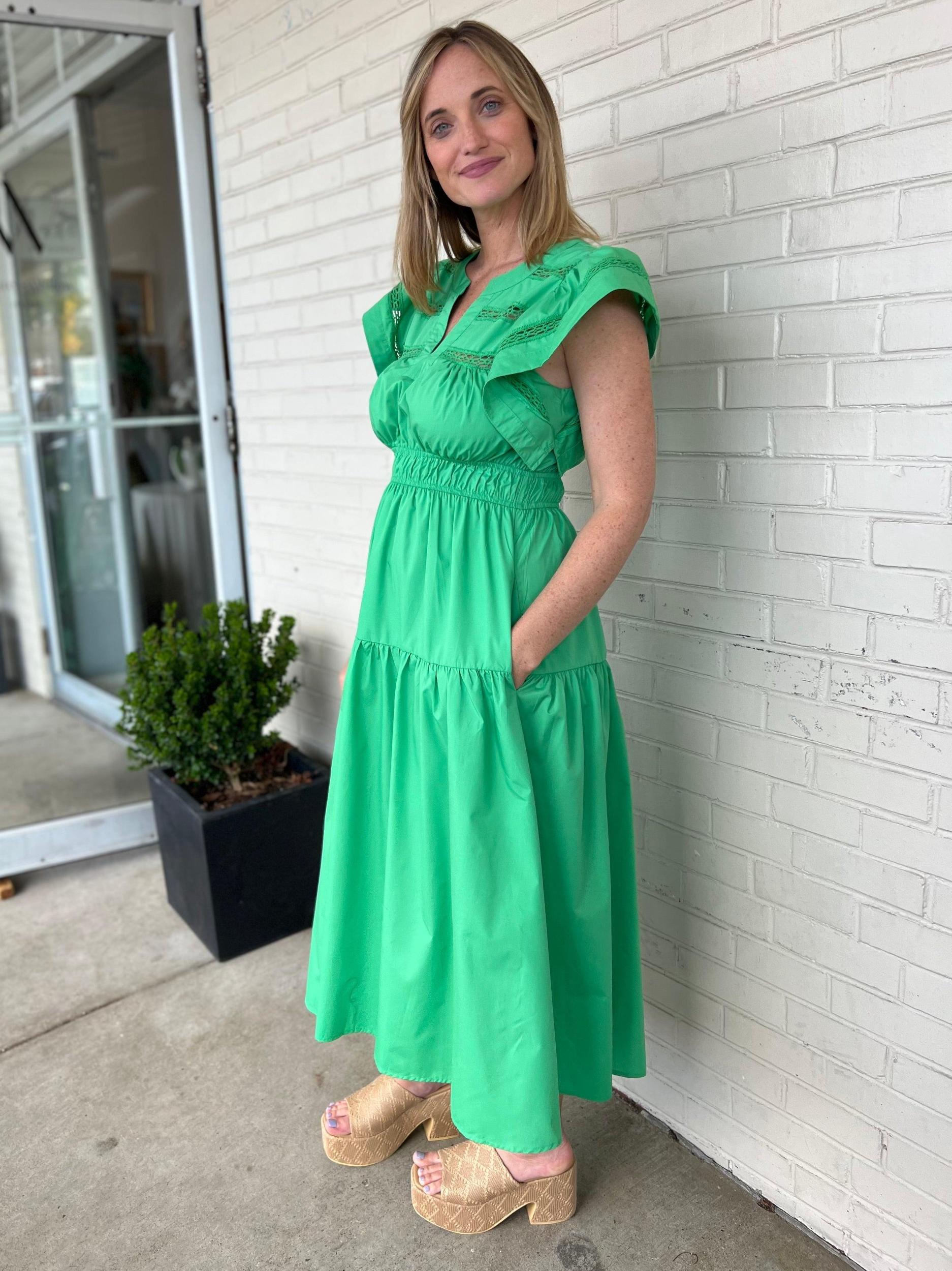 Brighton Tiered Midi Dress Product Image