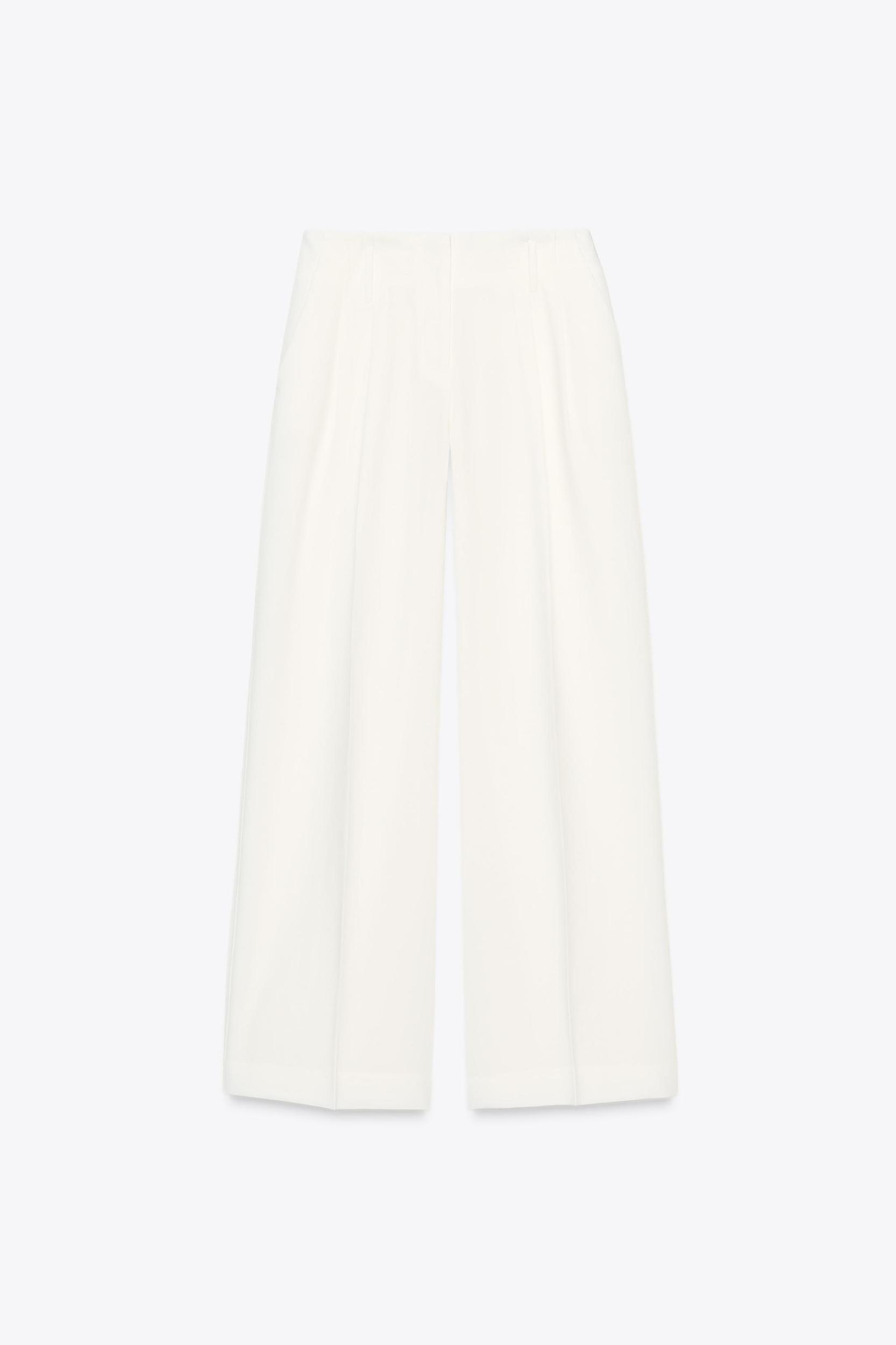 PLEATED WIDE LEG PANTS Product Image
