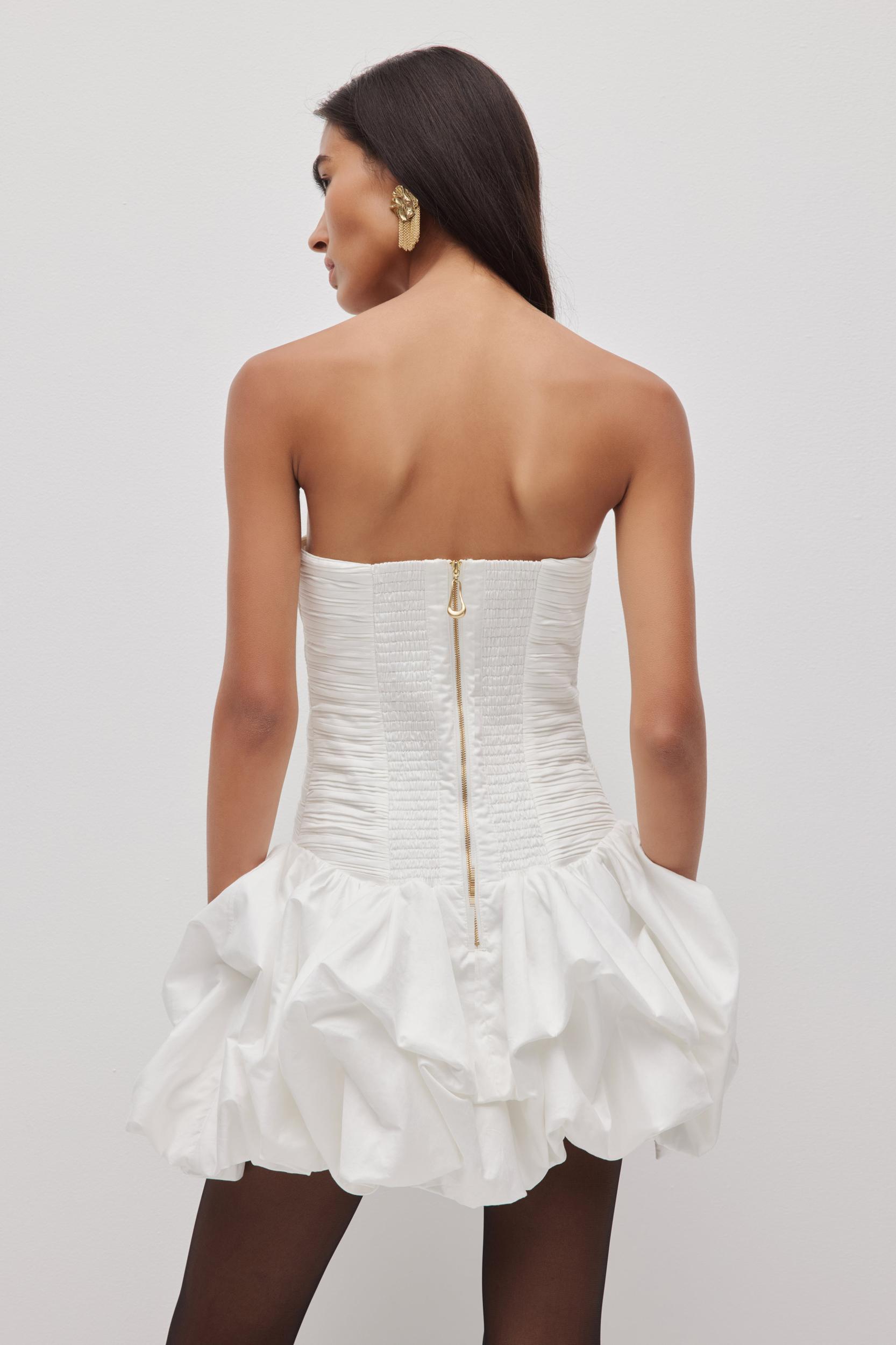 Violette Bubble Hem Mini Dress Product Image