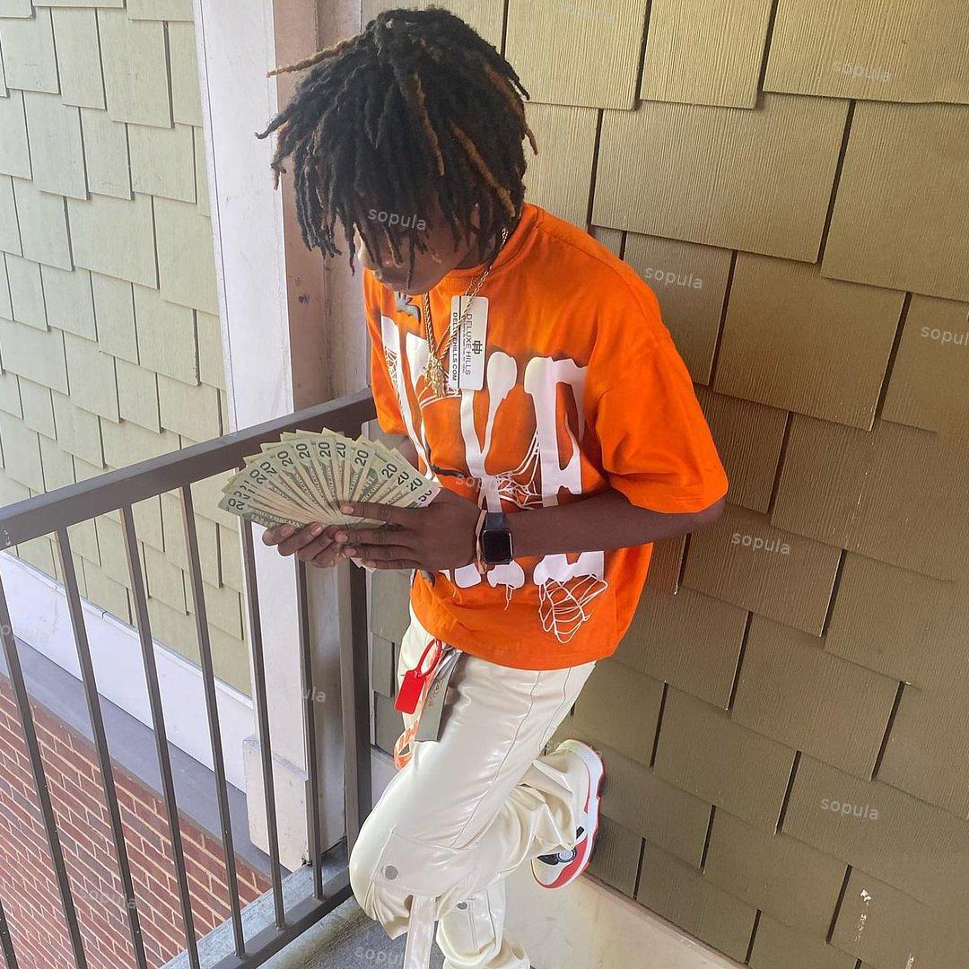 Vintage Dlxe Bat Graphic Casual Street T-Shirt Product Image