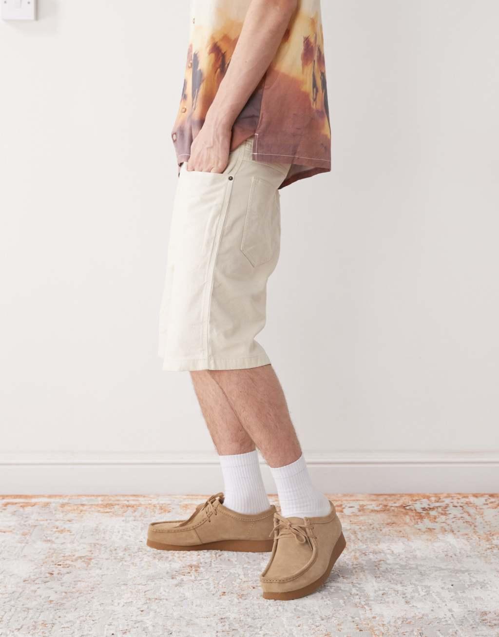 Dickies River Ranch work shorts in beige Product Image