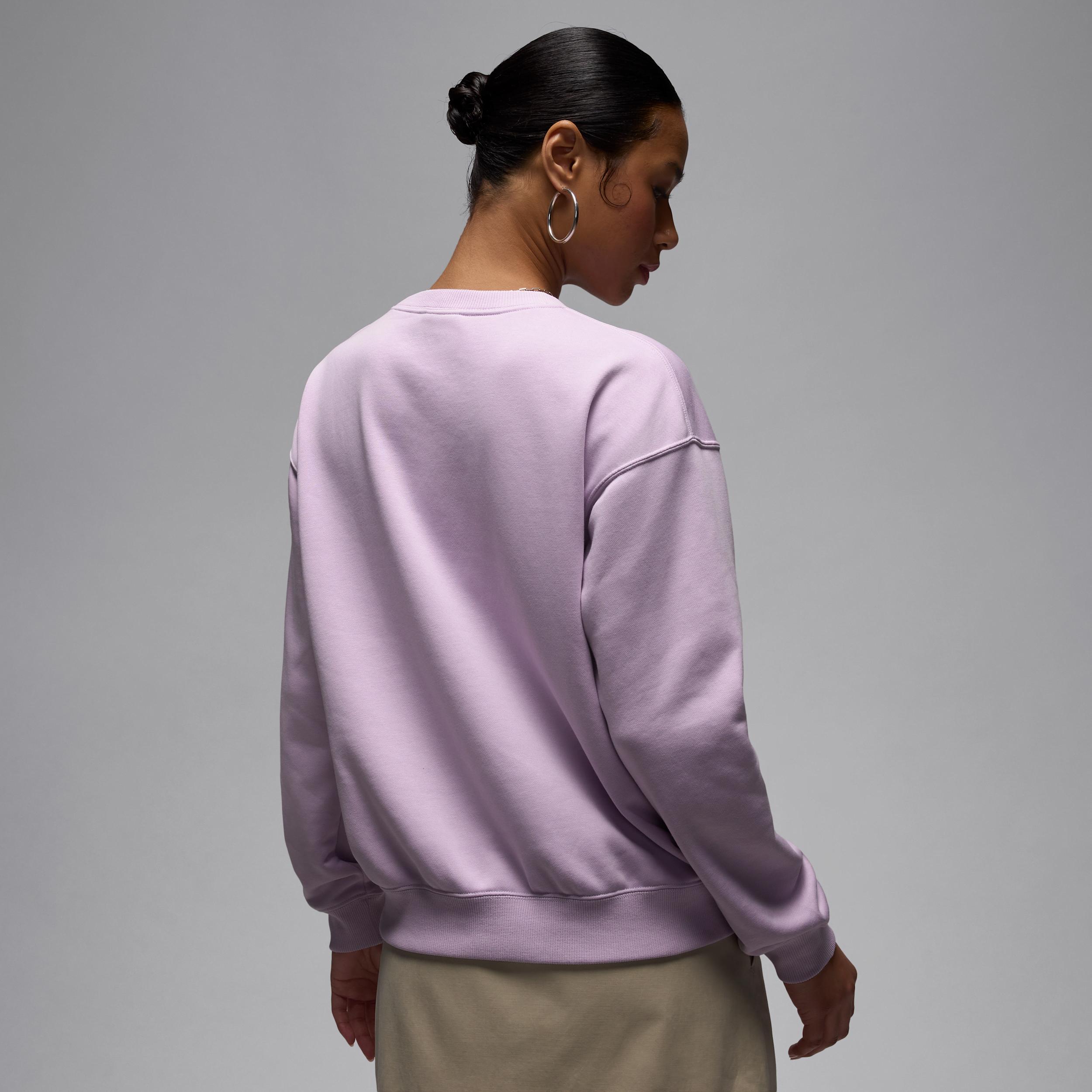 Women's Jordan Brooklyn Fleece French Terry Crew-Neck Sweatshirt Product Image