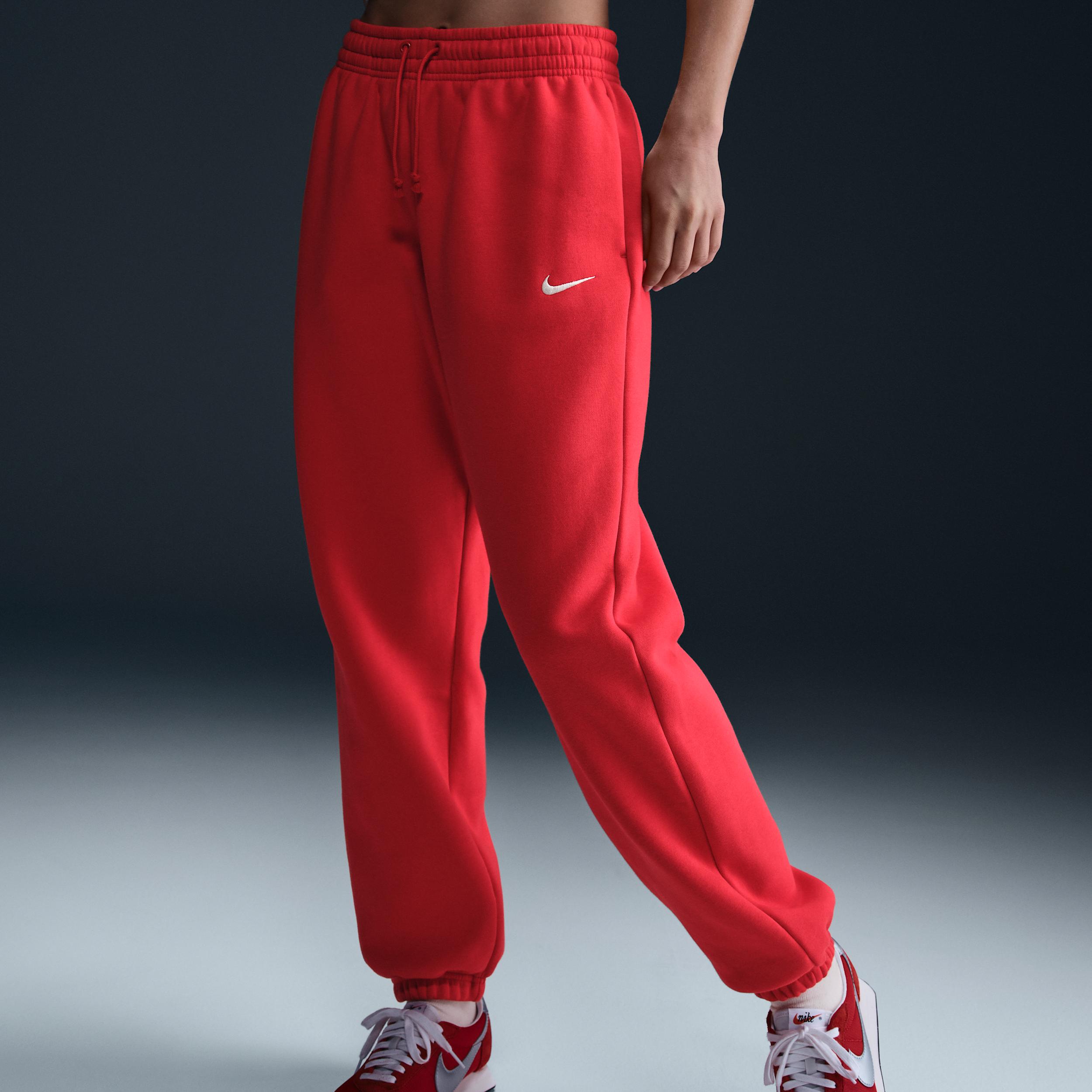 Womens Nike Sportswear Phoenix Fleece High-Waisted Oversized Sweatpants | FZ5996-233 Product Image