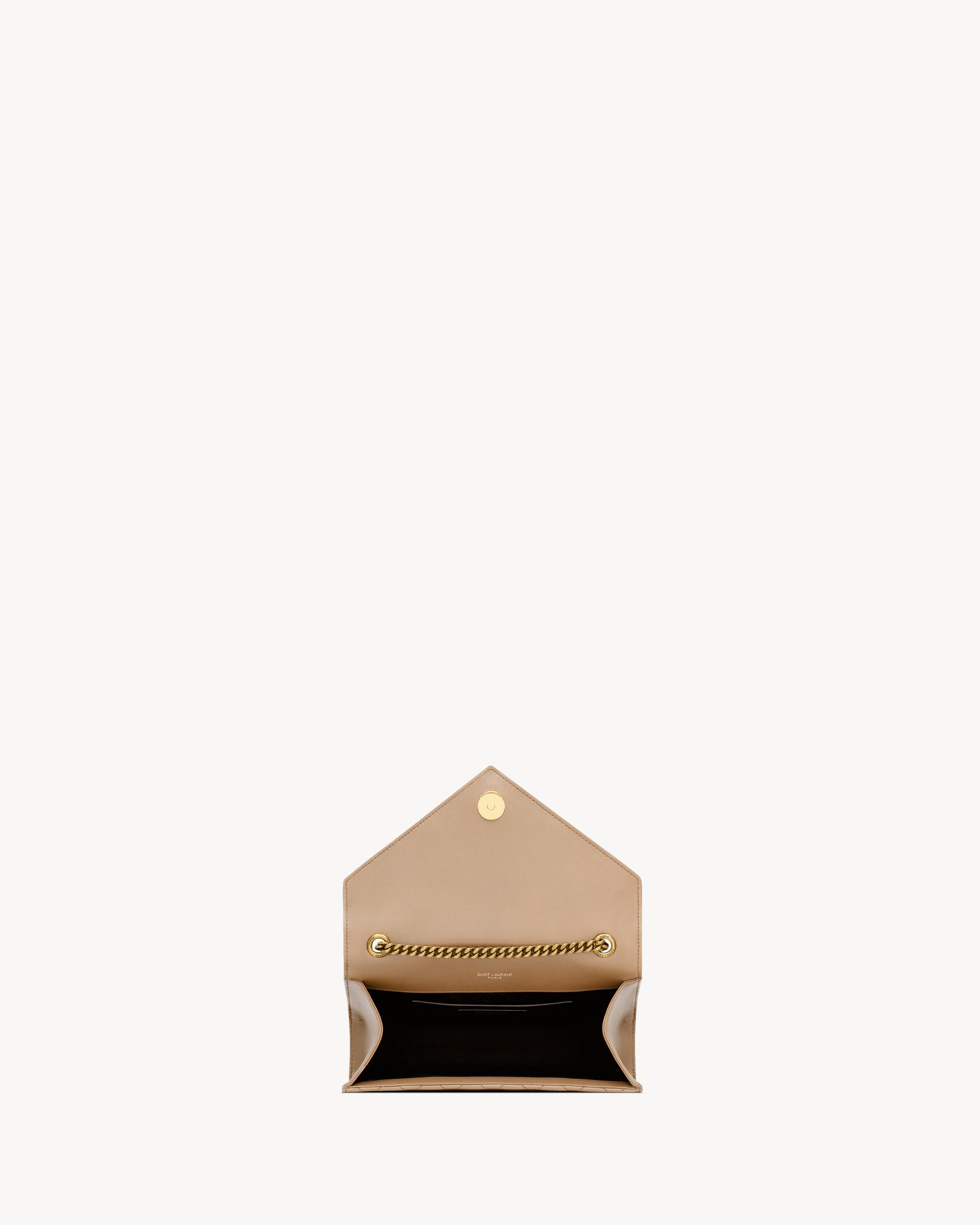 CASSANDRE chain pouch in shiny leather Product Image
