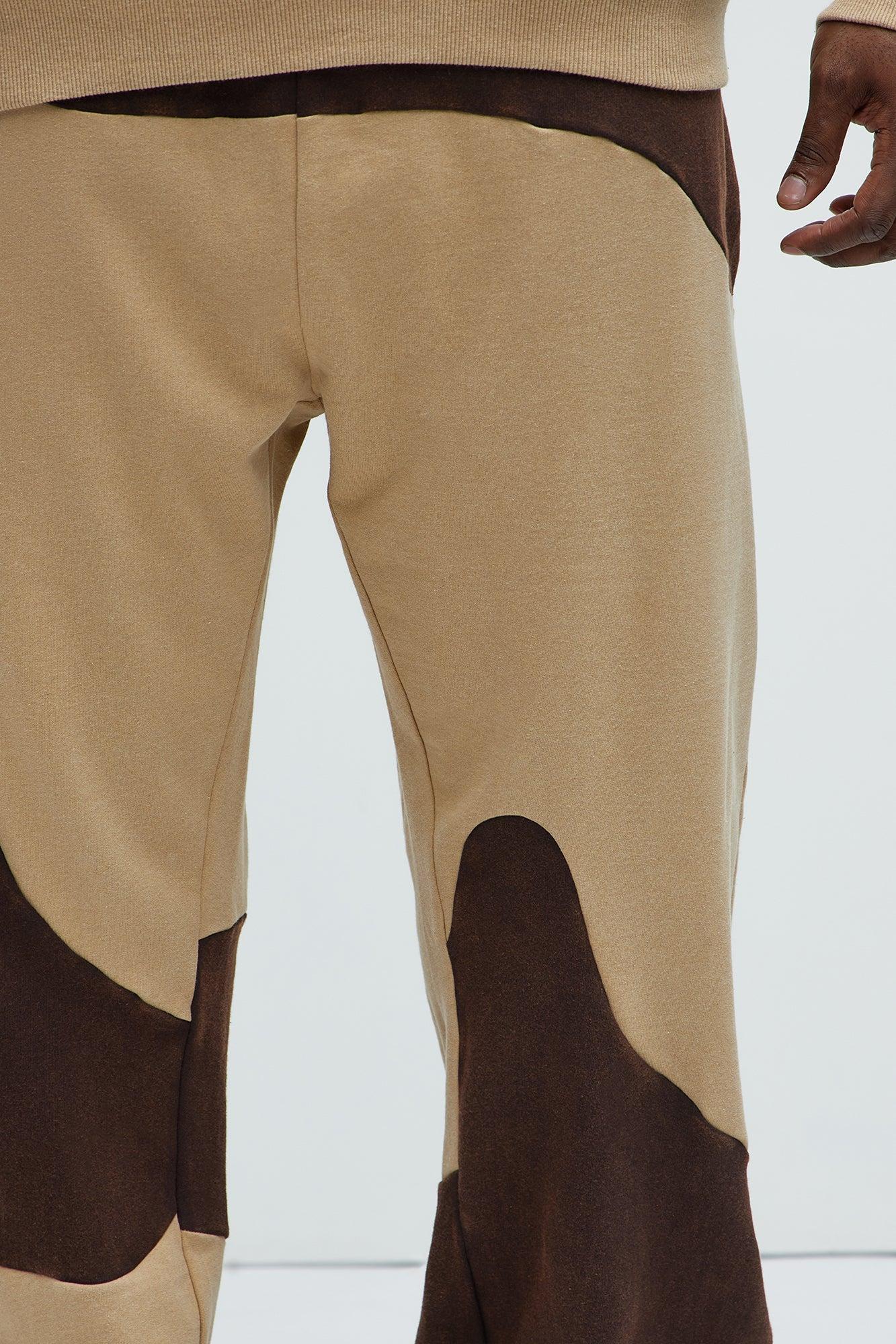 Washed Abstract Jogger - Brown Product Image