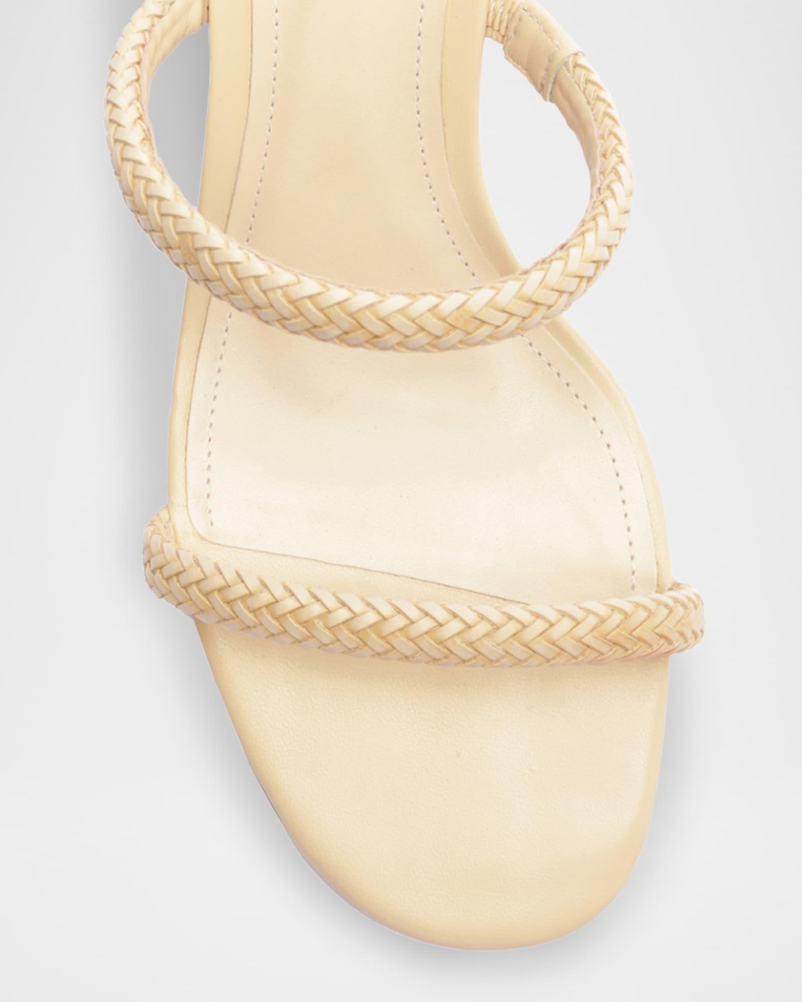 Taliah Woven Leather Dual-Band Sandals Product Image
