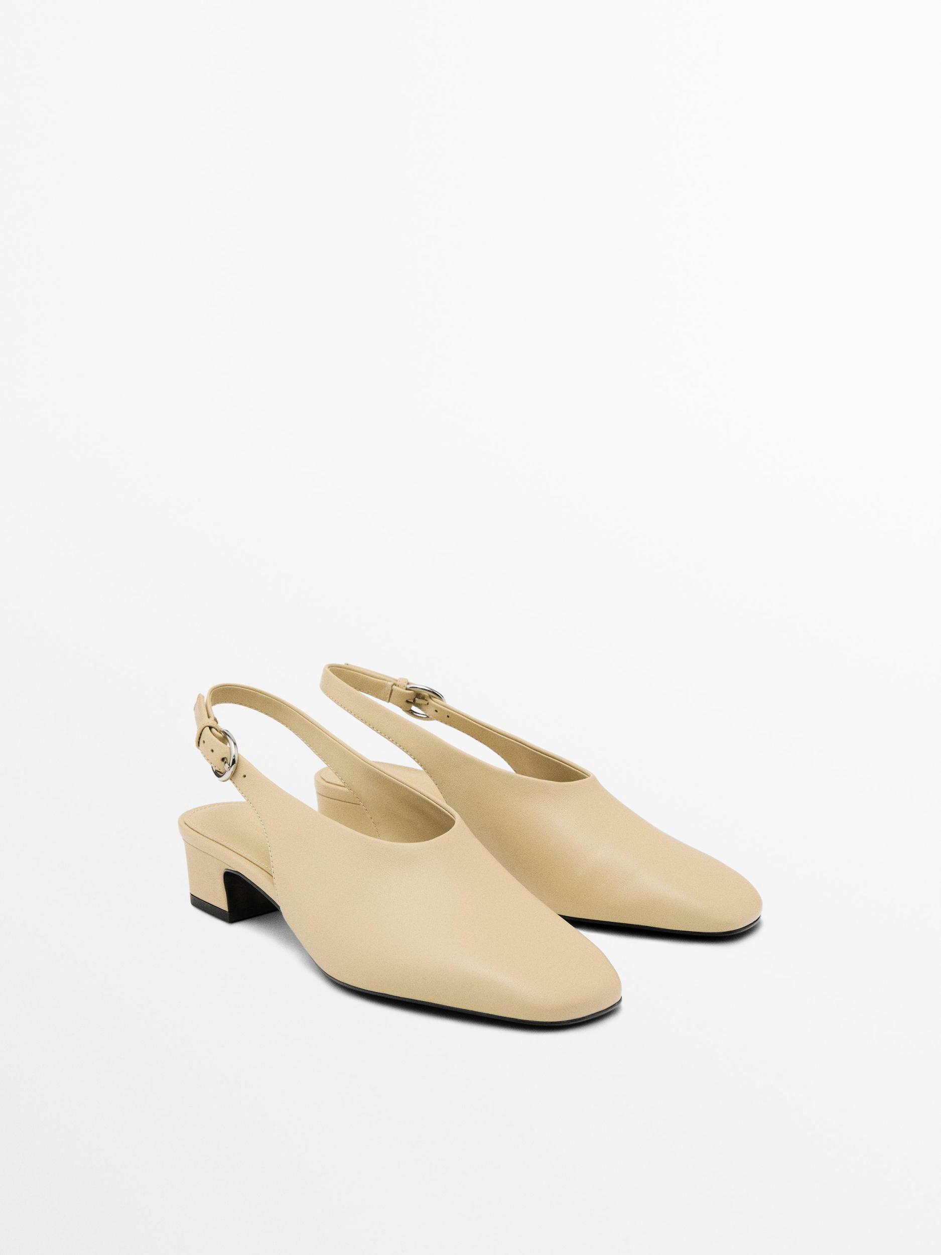 High-heel slingback shoes Product Image