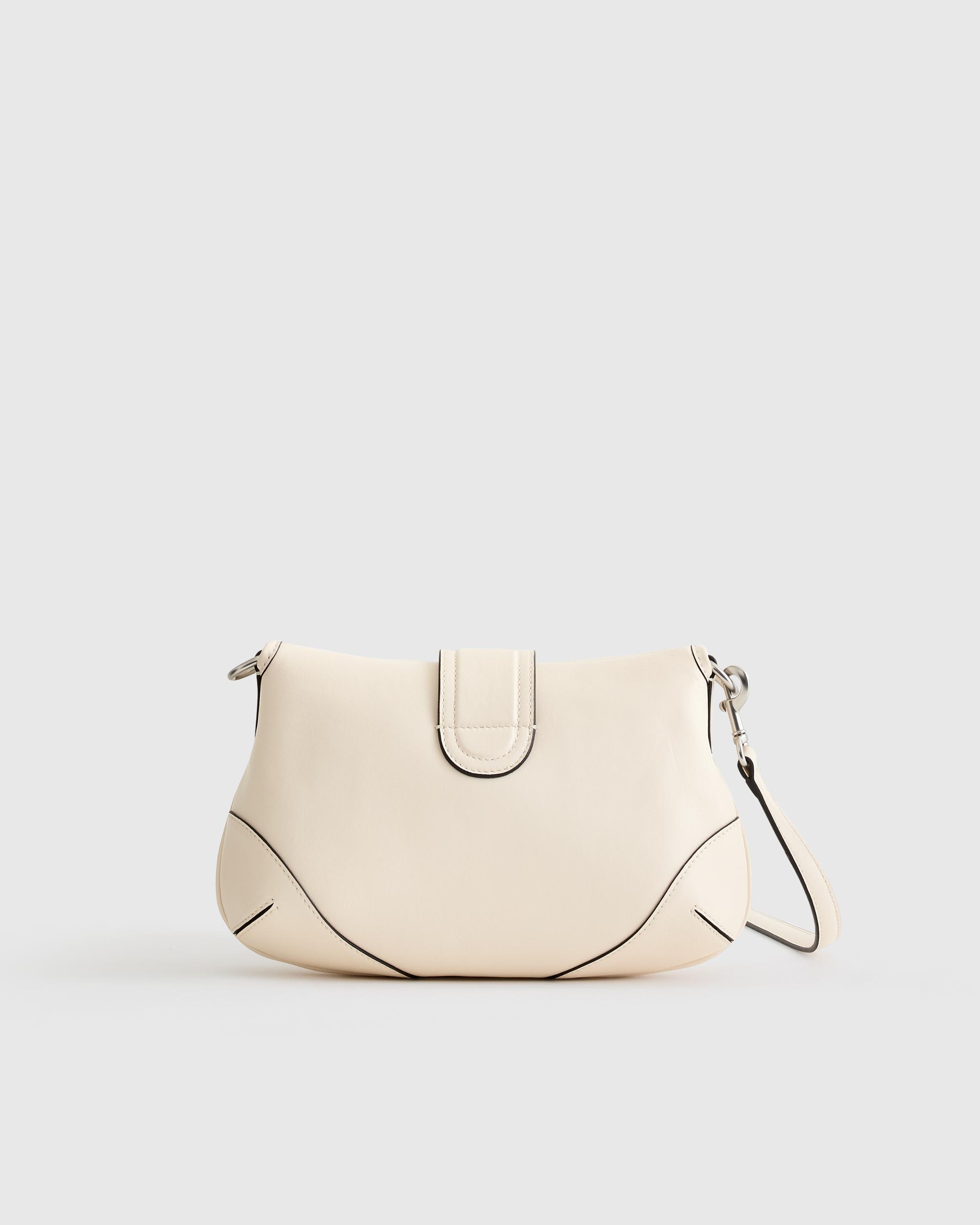 Quince | Women's Italian Leather Buckle Detail Shoulder Bag Product Image