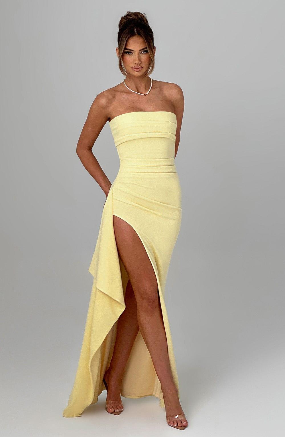 Zafira Maxi Dress - Lemon Product Image