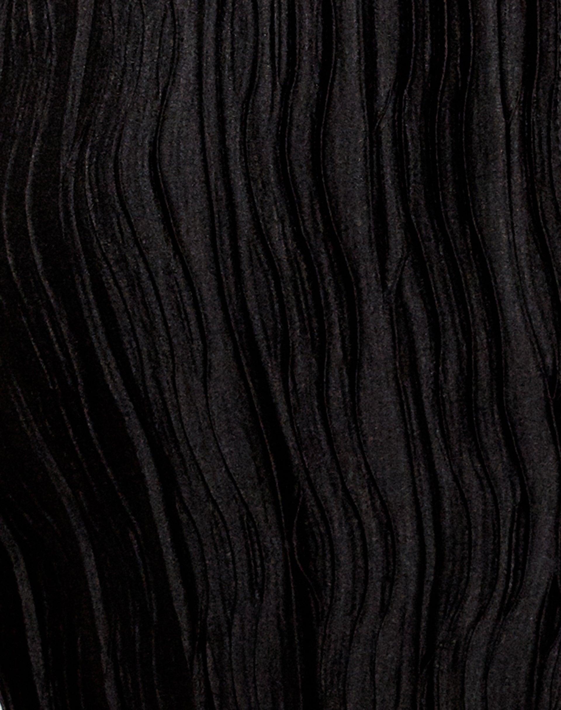 Inara Crop Top in Crinkle Black Product Image