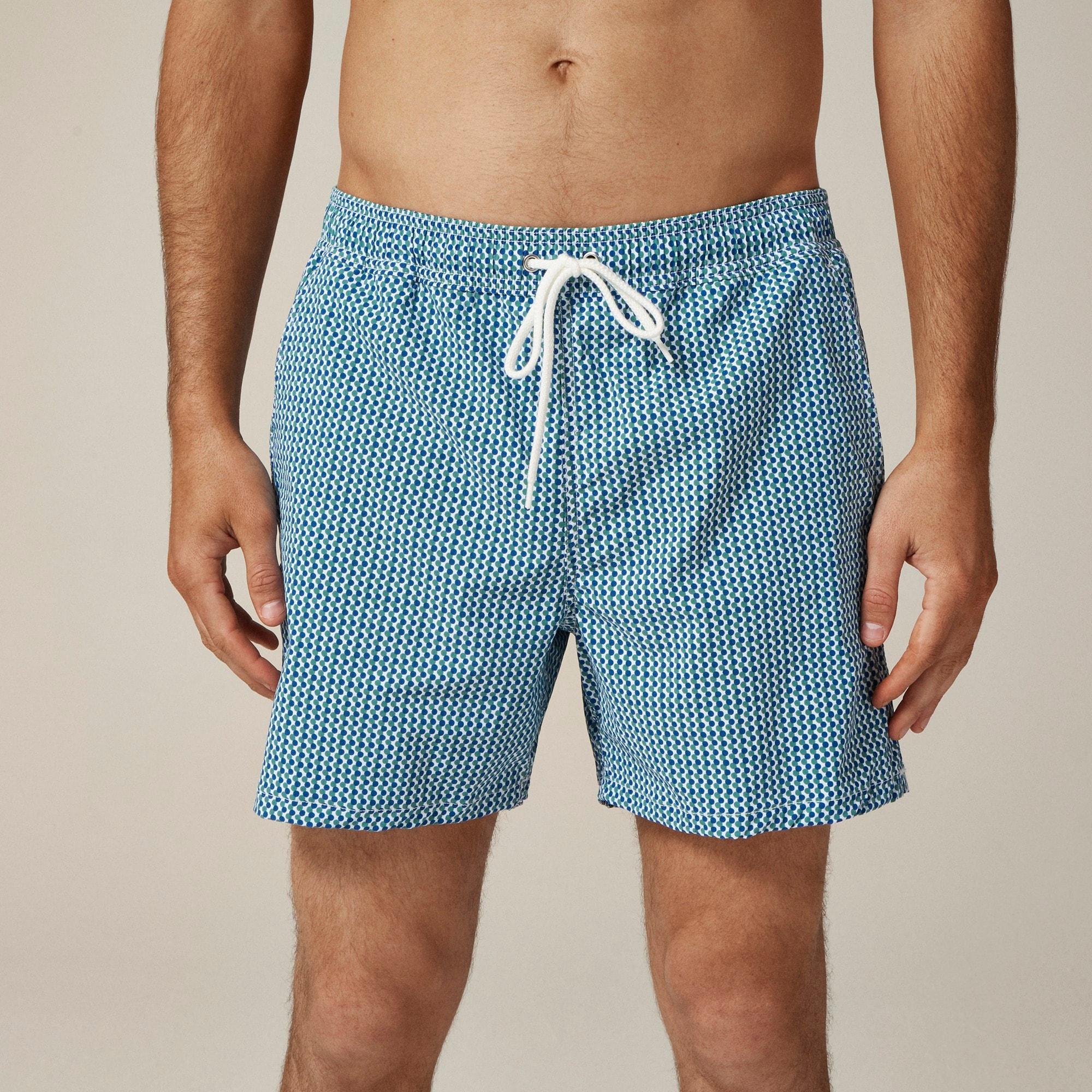 6'' stretch swim trunk in print with ECONYL® nylon Product Image