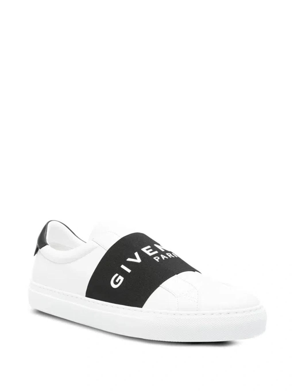 GIVENCHY Urban Street Sneakers In Leather With Elastic Band In Multi Product Image