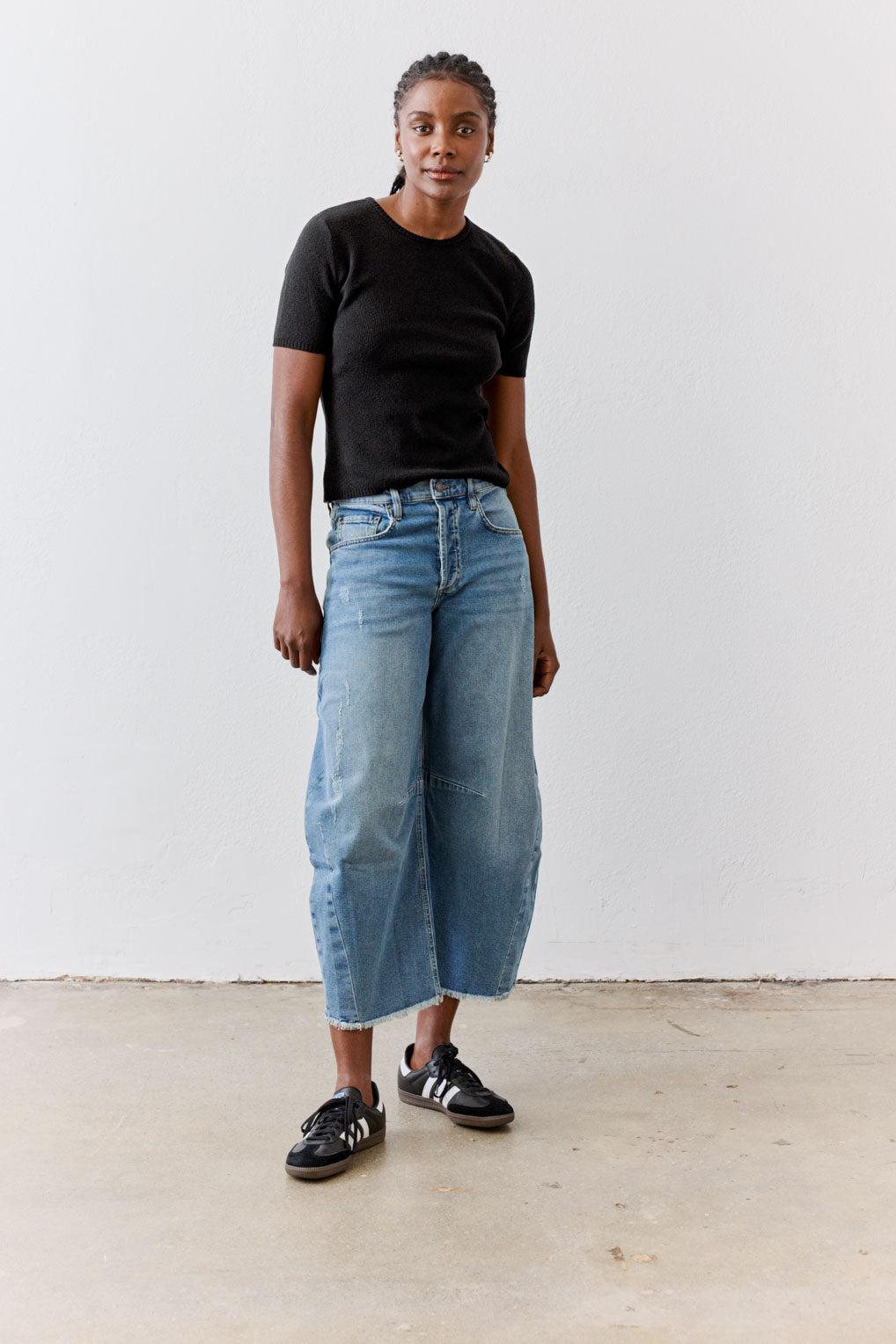 The Short Sleeve Sweater Top Product Image