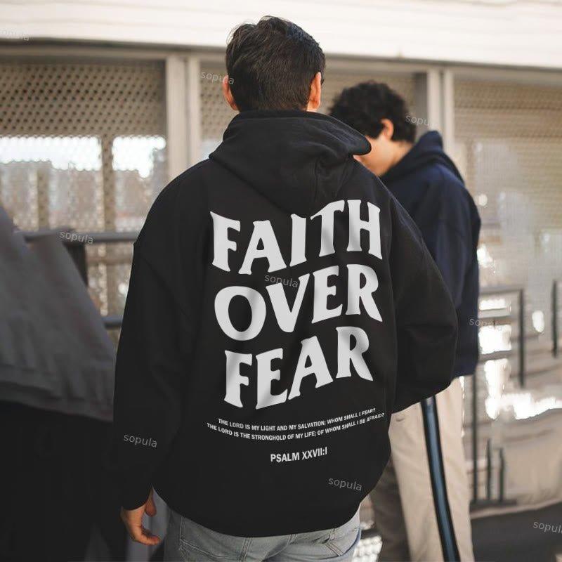 Sopula Faith Over Fear Print Graphic Hoodie Product Image