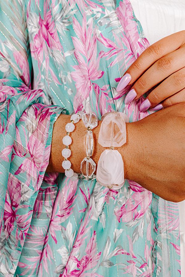 Plan For Cabo Bracelet Set In Clear Product Image