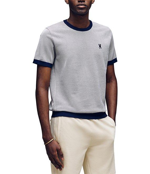 Psycho Bunny Ali Jacquard Knit Short Sleeve T-Shirt Product Image