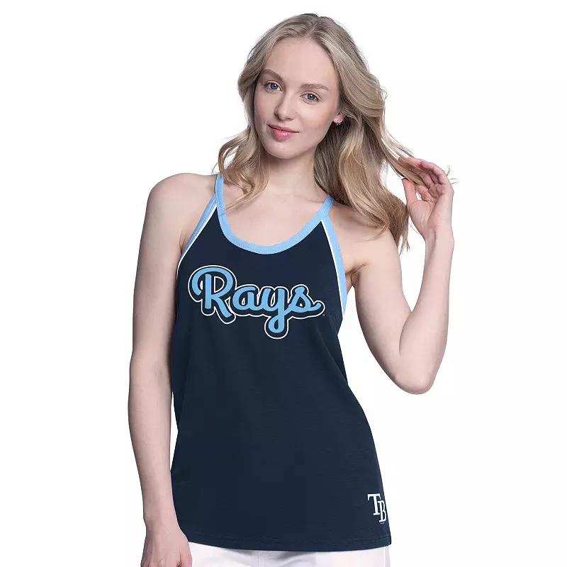 Women's G-III 4Her by Carl Banks Royal Toronto Blue Jays Curveball Racerback Tank Top,  Product Image