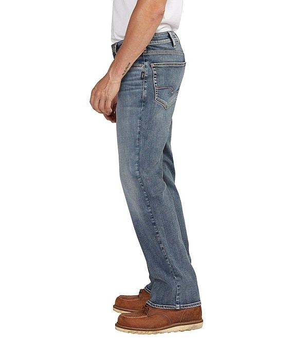 Silver Jeans Co. Zac Max Flex Relaxed Fit Straight Denim Jeans Product Image