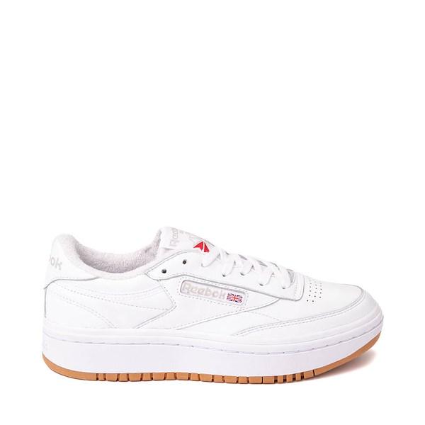 Reebok Womens Reebok Club C Double - Womens Shoes White/Gum Product Image