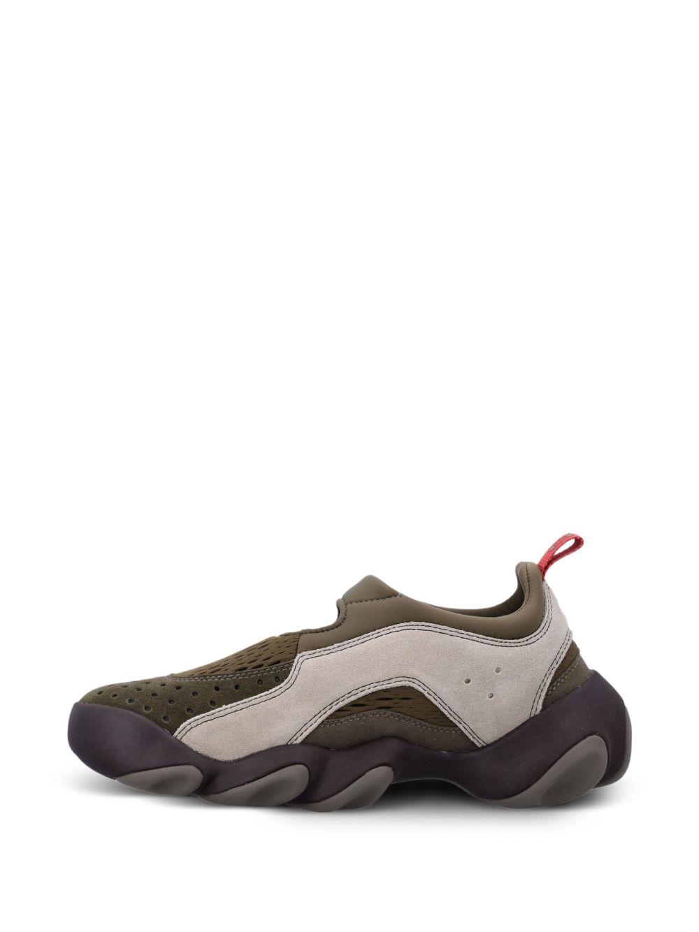 Flesh mesh-panelled slip-on sneakers Product Image