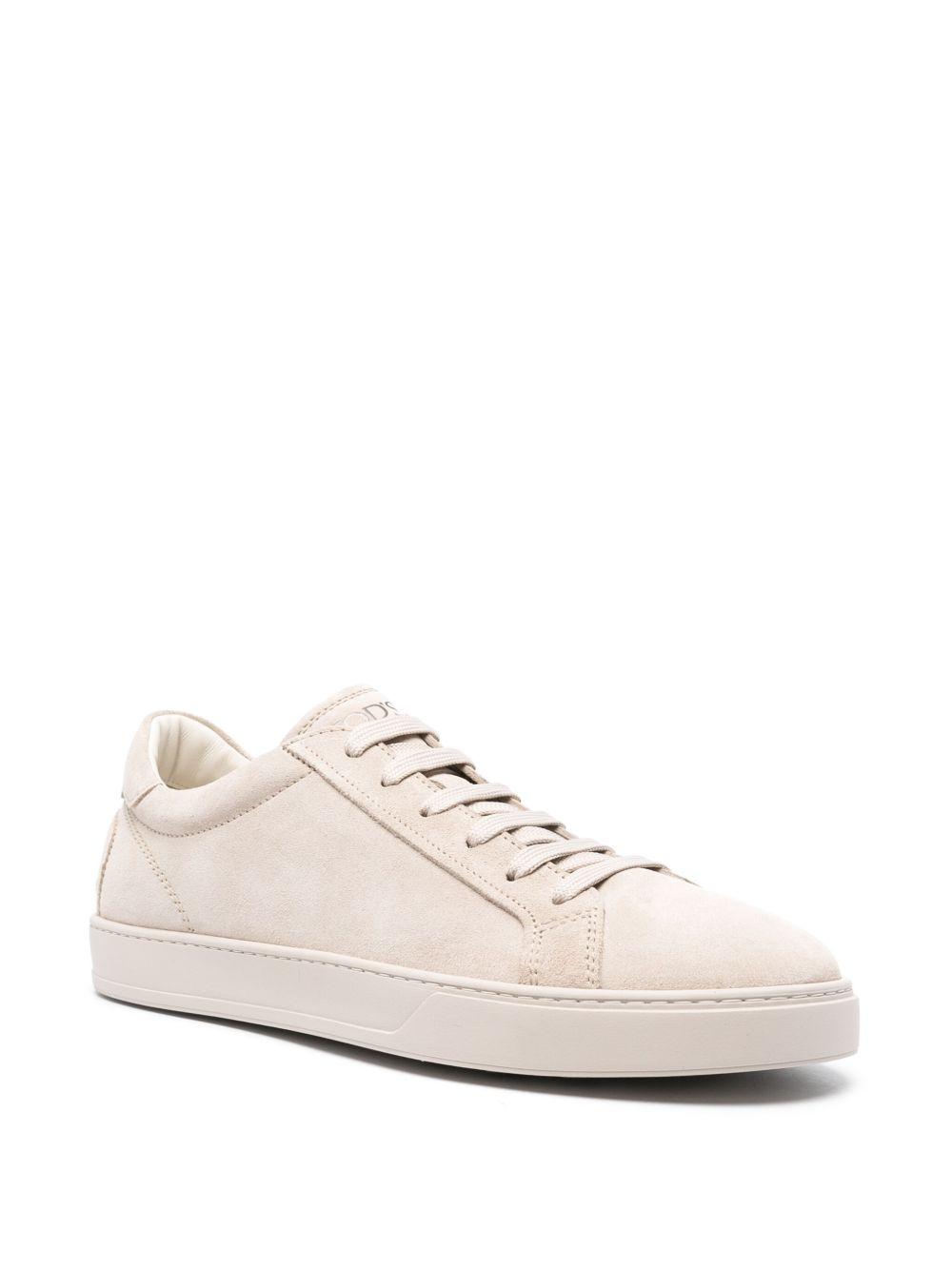 logo-print suede sneakers Product Image