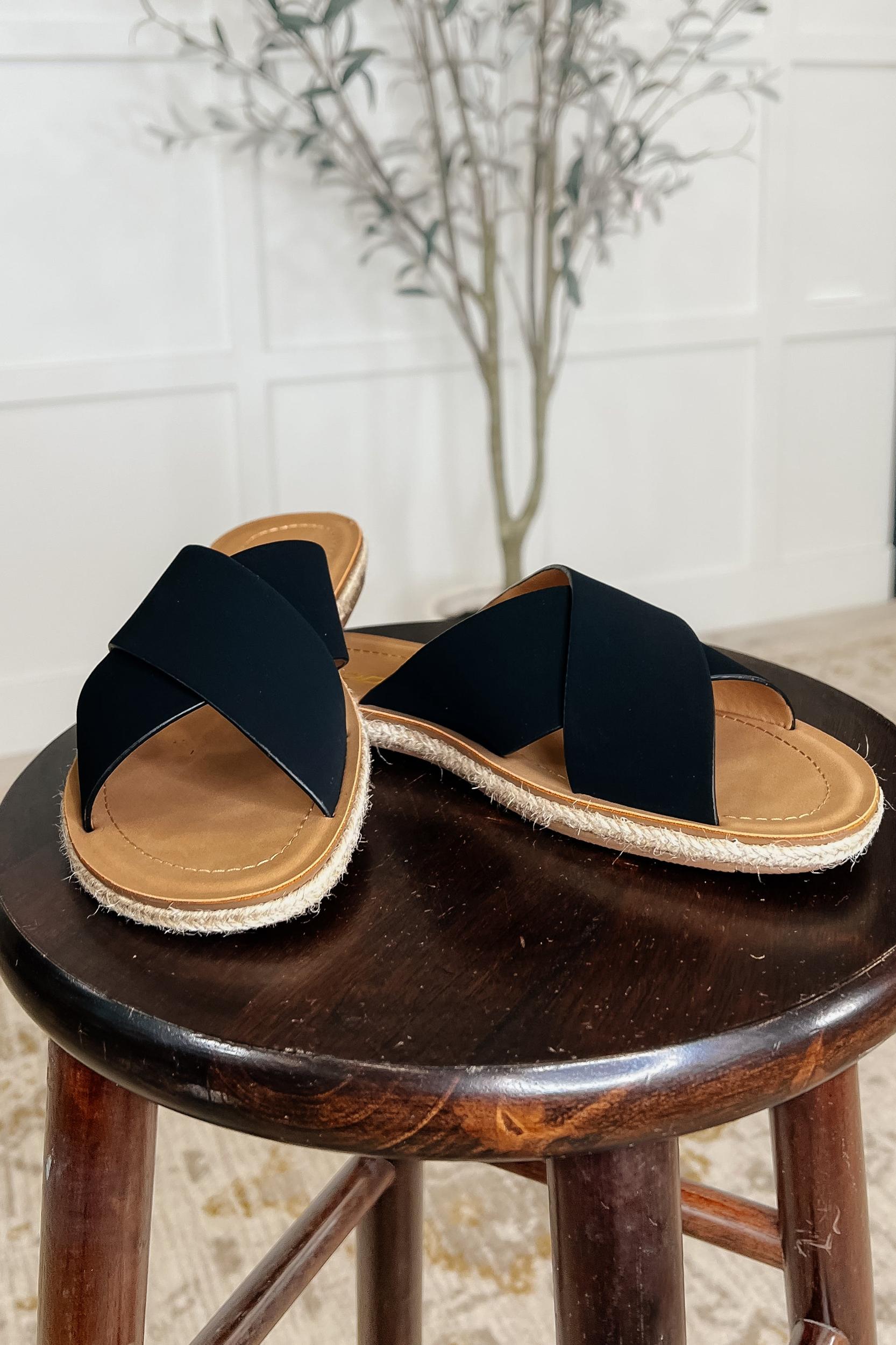 Shore Thing Slip on Sandals in Prism Black Product Image