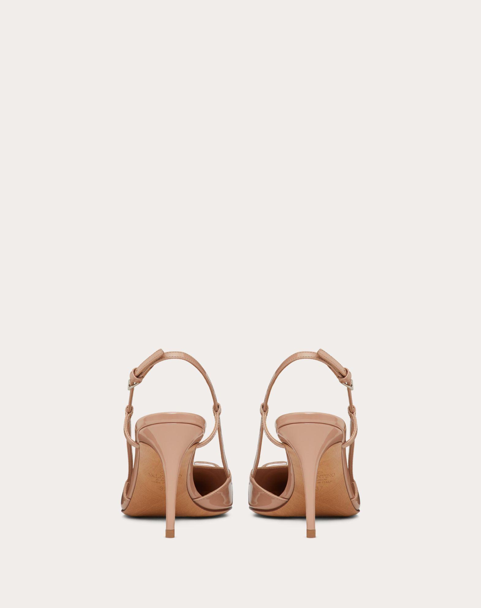 Vlogo Signature Patent Leather Slingback Pump 80Mm / 3.15 In. Product Image