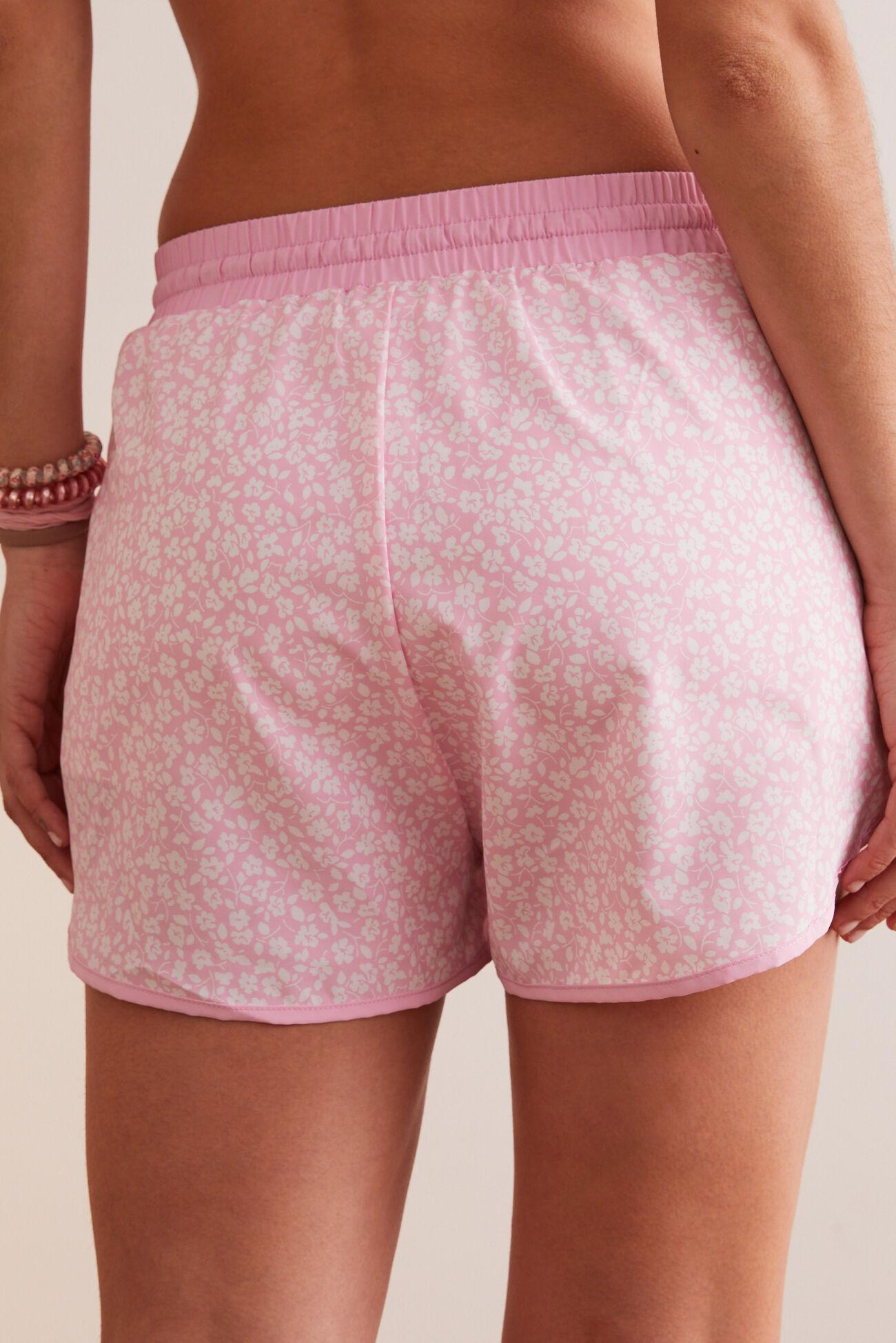 Floral Charm Tie Shorts Product Image