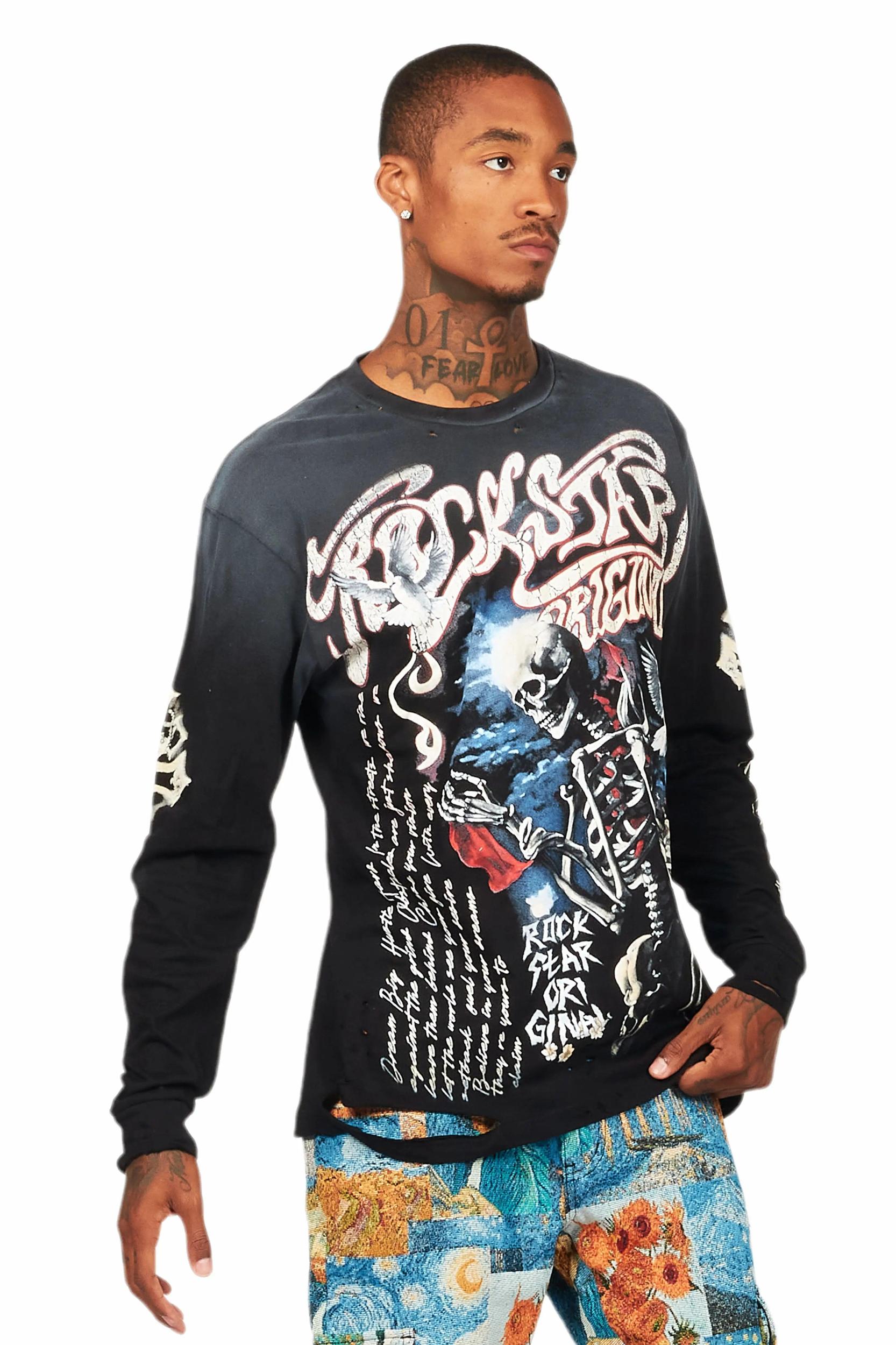 Chapelle Black Long Sleeve T-Shirt Female Product Image