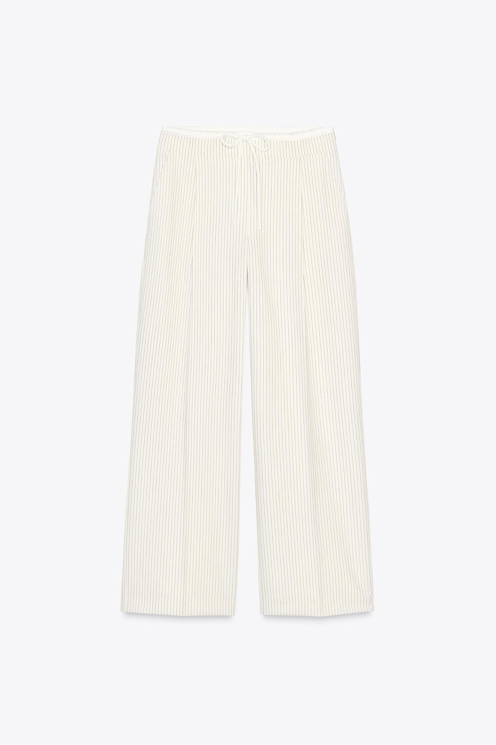 DOUBLE WAIST WIDE LEG PANTS Product Image