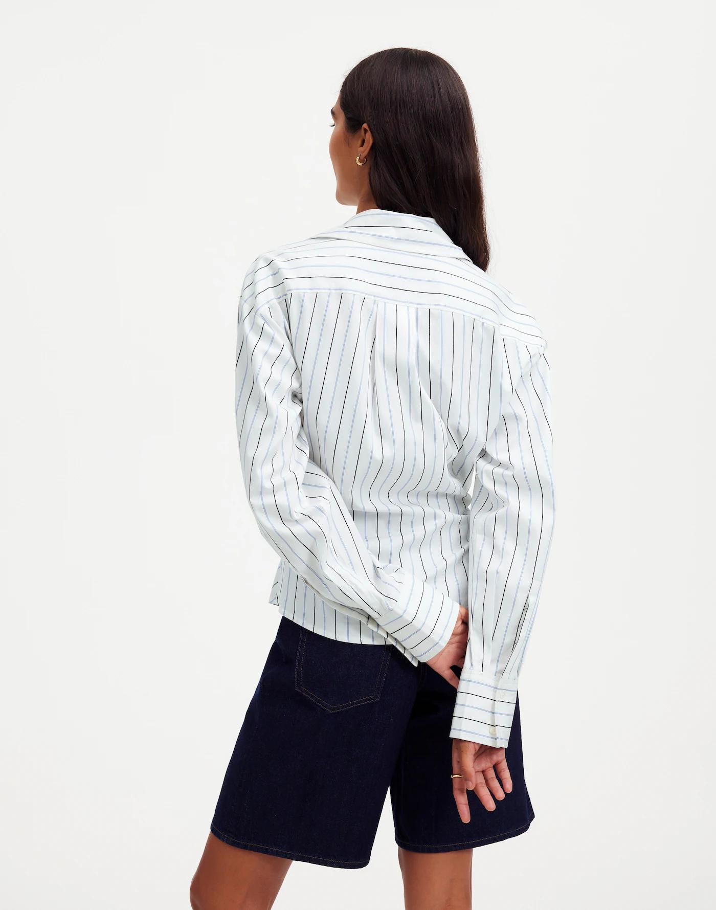 Asymmetric Button-Up Shirt Product Image